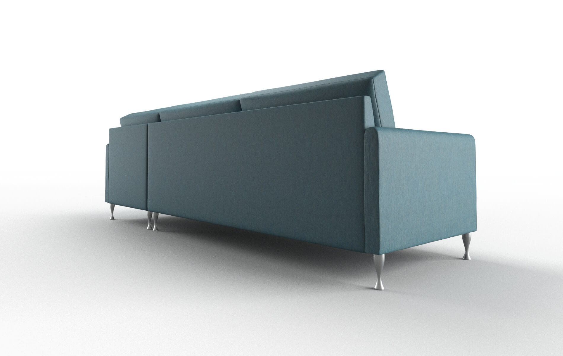 Eureka Hepburn Teal Panel metal legs 5