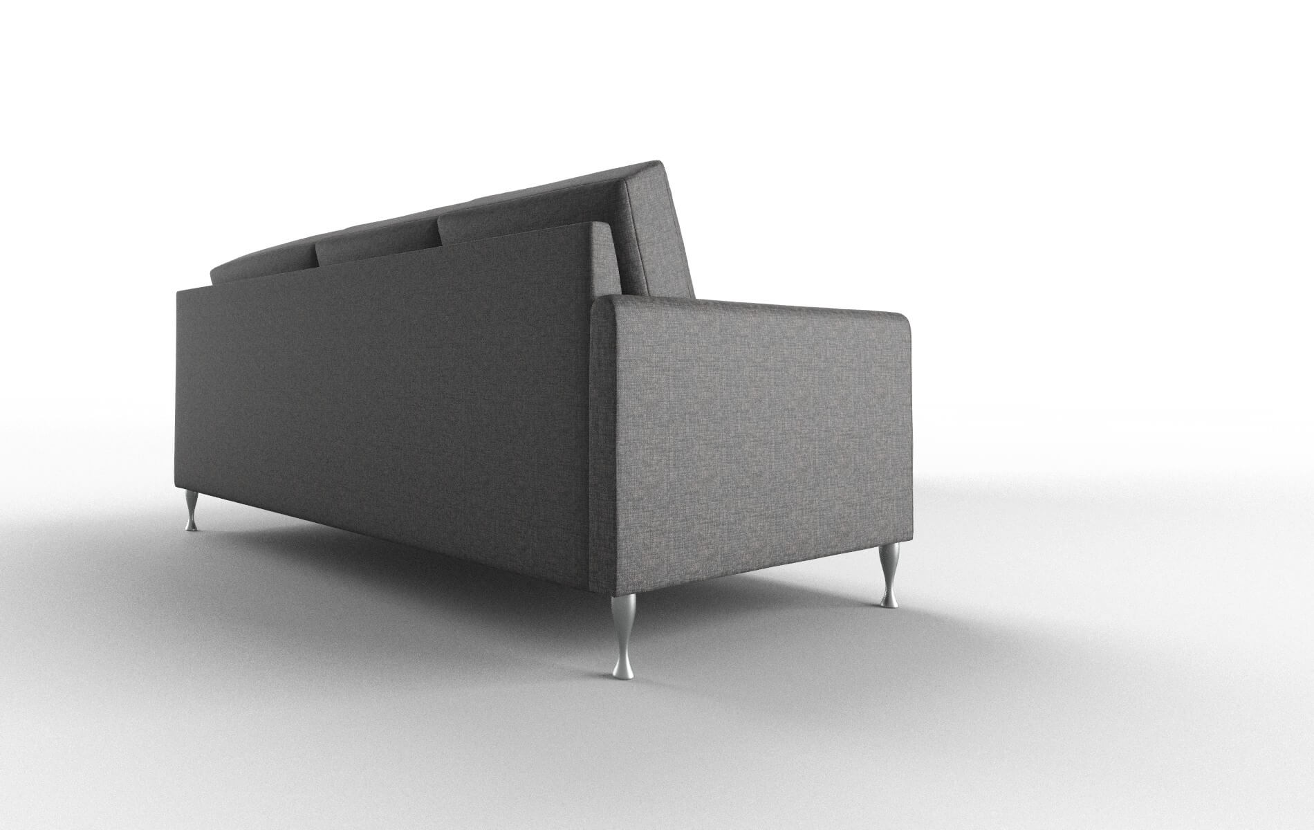 Eureka Insight Charcoal Sectional metal legs 3