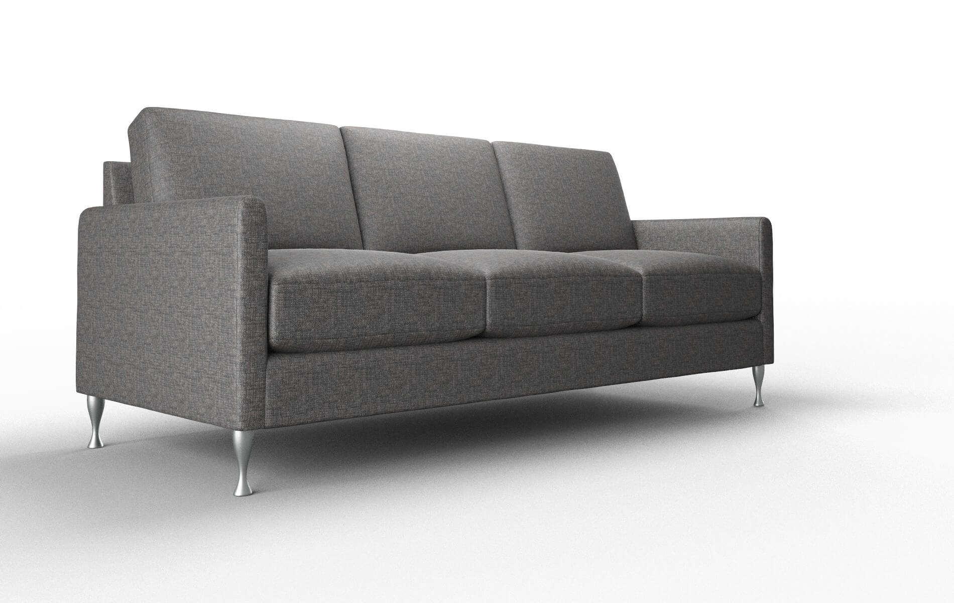 Eureka Insight Charcoal Sofa metal legs 2