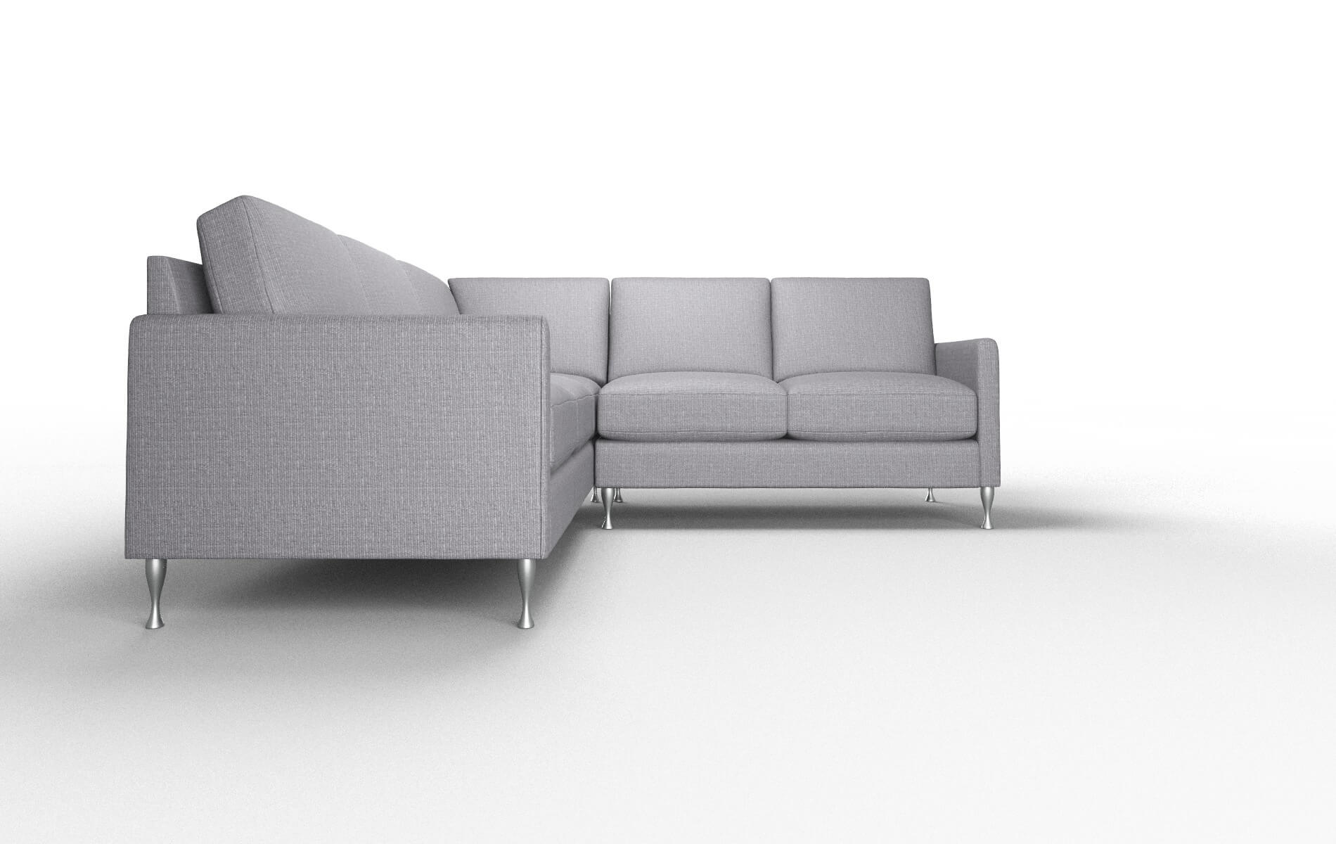 Eureka Insight Denim Sectional metal legs 2