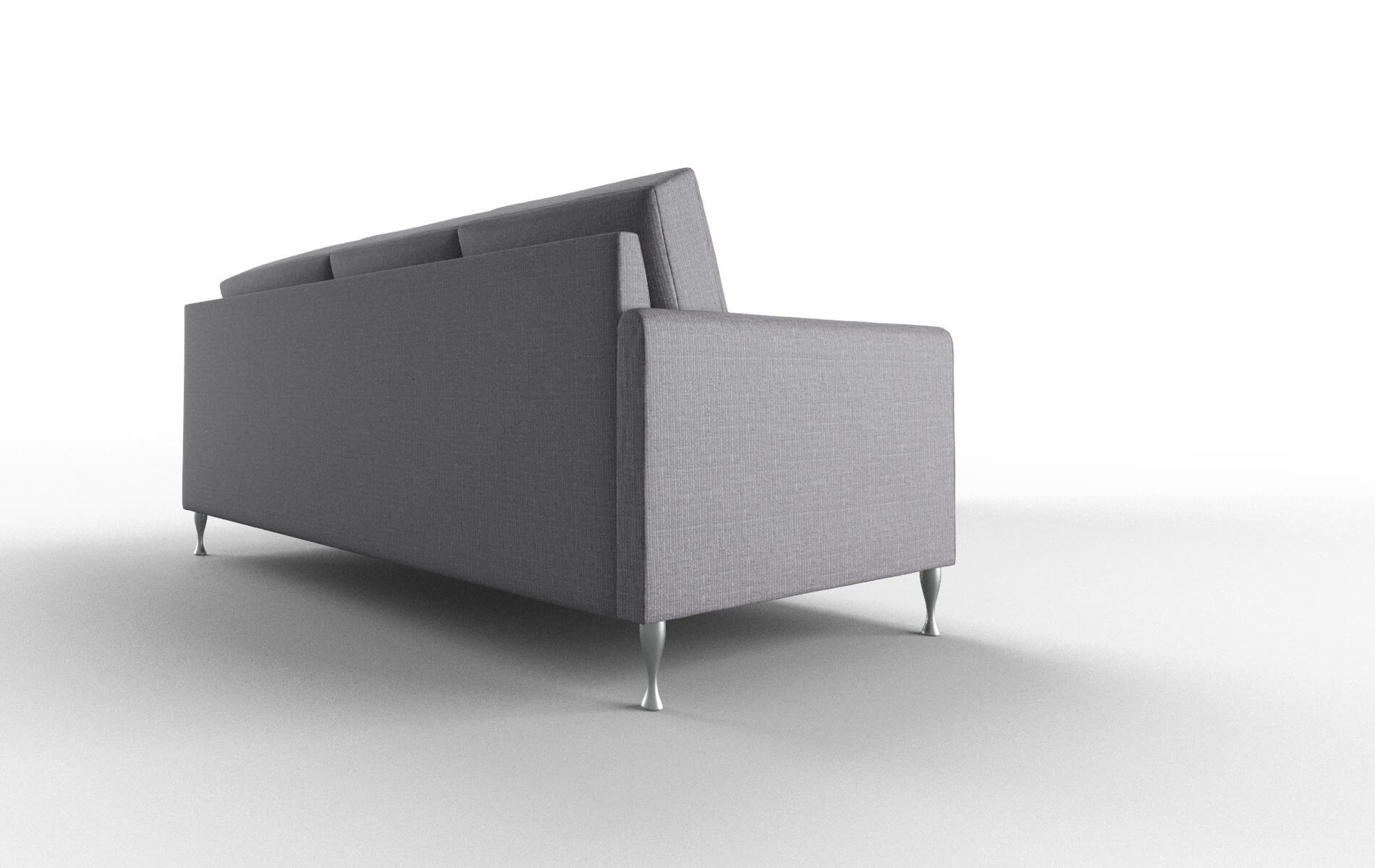 Eureka Insight Denim Sectional metal legs 3