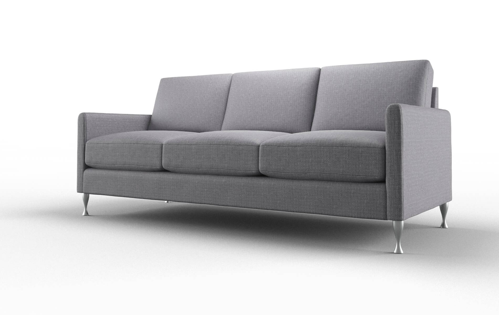Eureka Insight Denim Sofa metal legs 4
