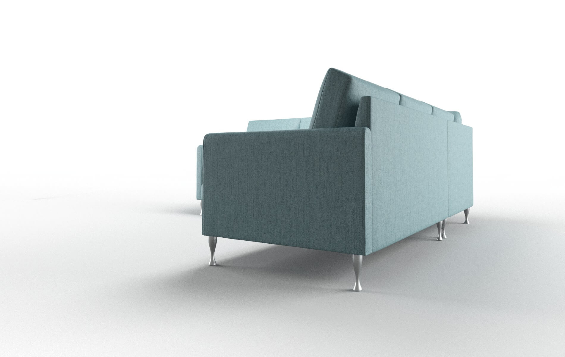 Eureka Insight Peacock Sectional metal legs 4