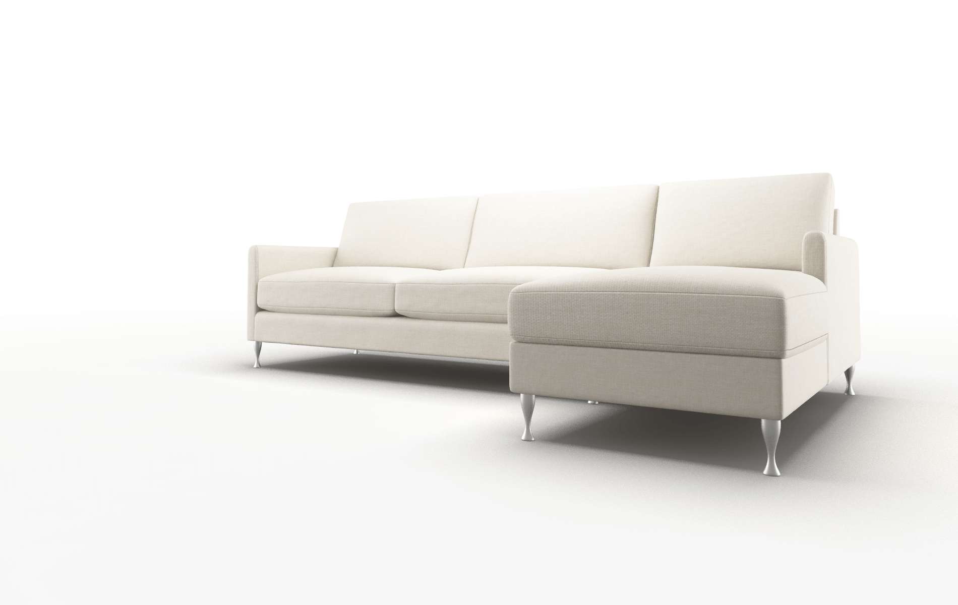 Eureka Keylargo Almond Panel metal legs 4