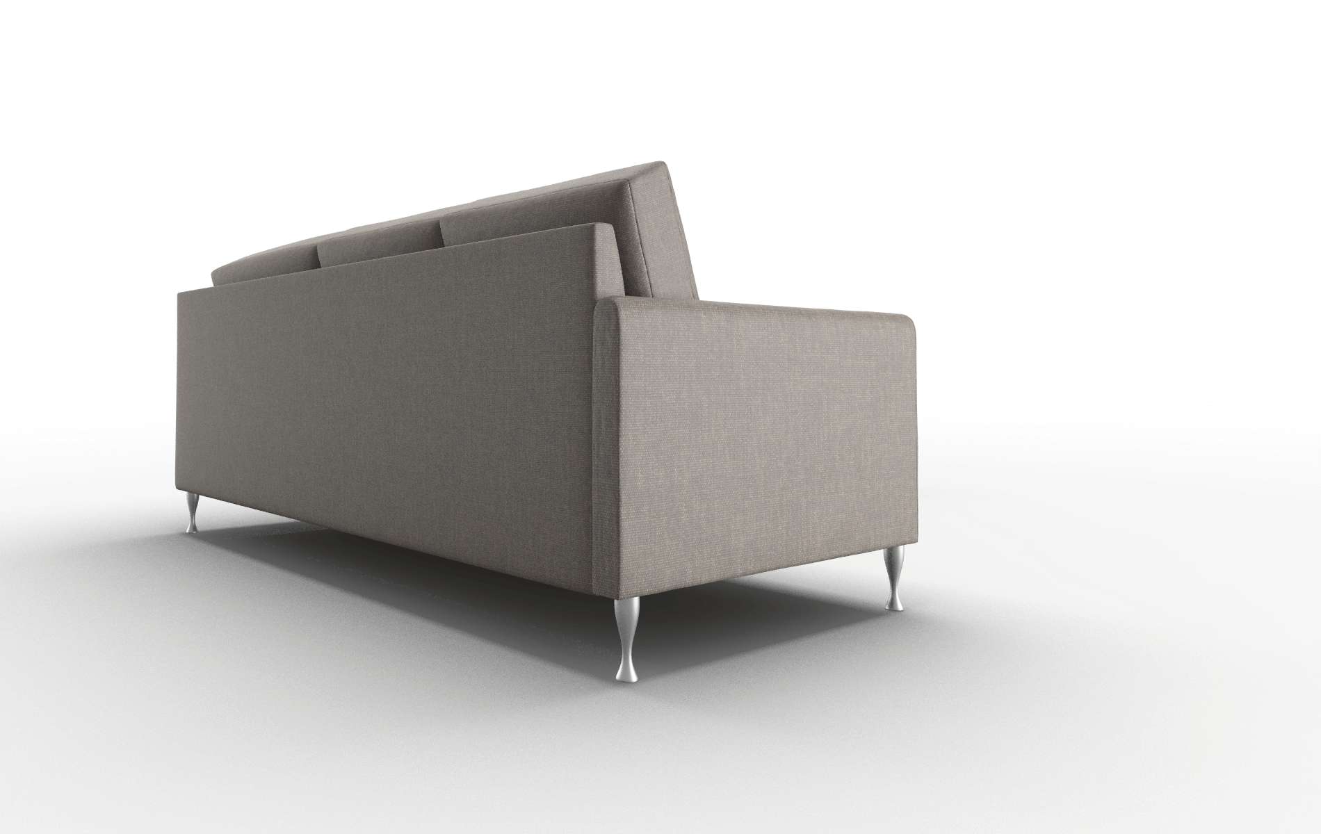 Eureka Keylargo Bark Sectional metal legs 3