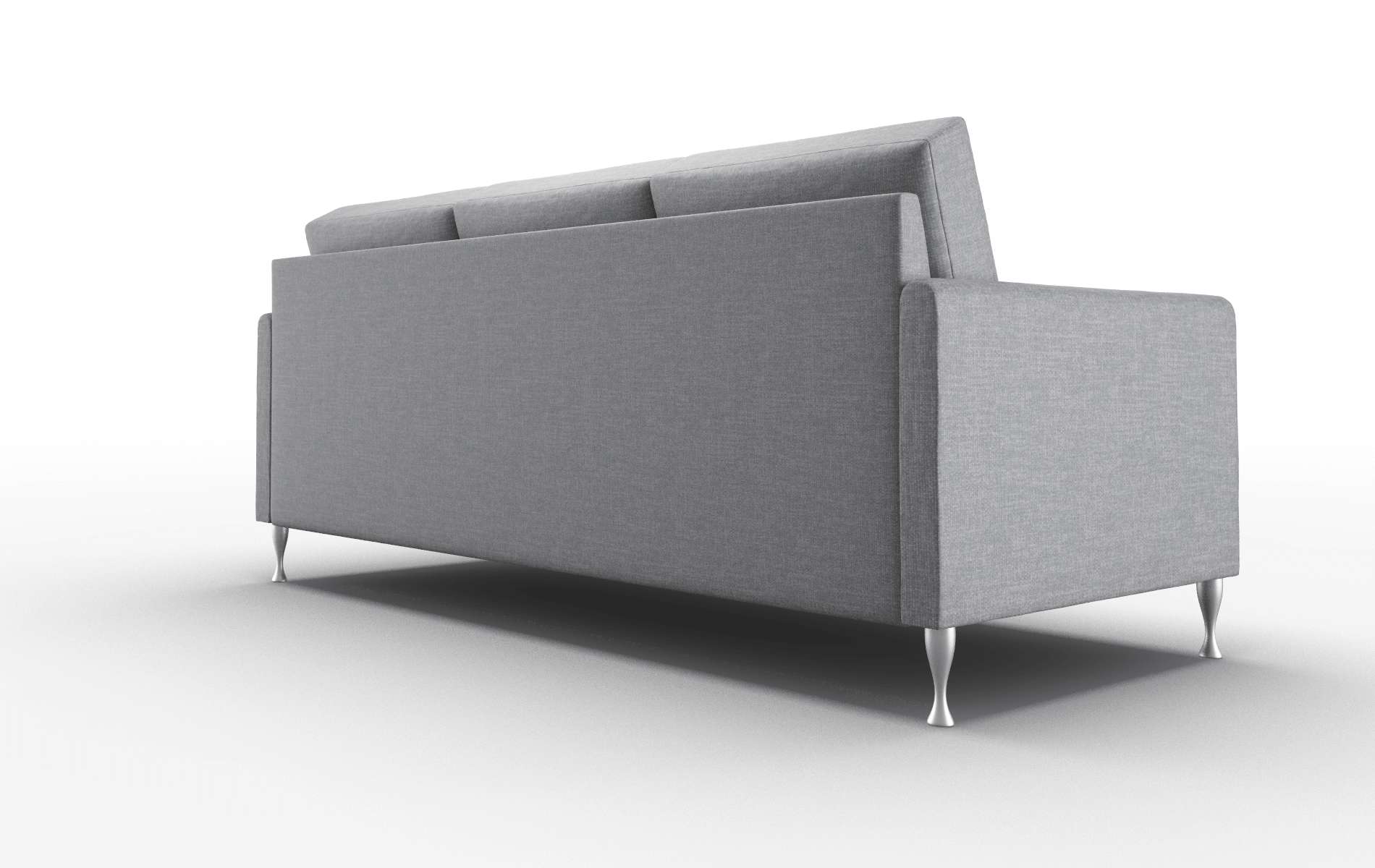 Eureka Keylargo Graphite Sofa metal legs 5