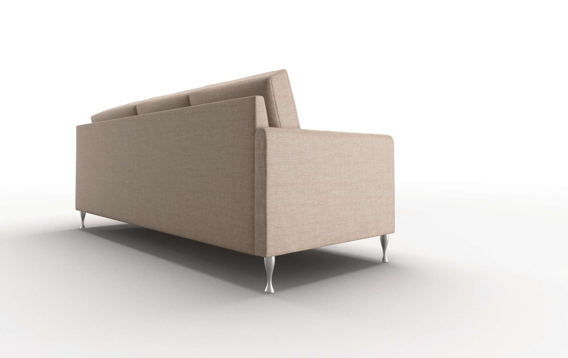 Eureka Keylargo Mink Sectional metal legs 3