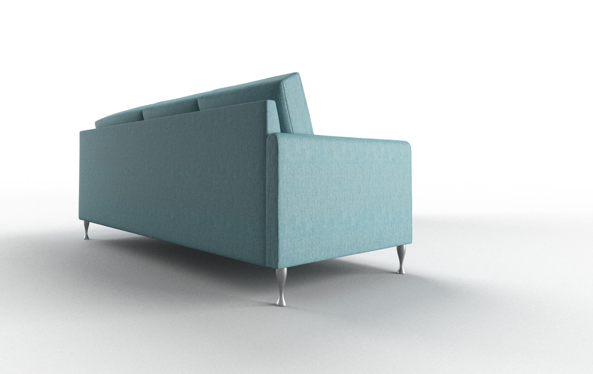 Eureka Lana Peacock Sectional metal legs 3