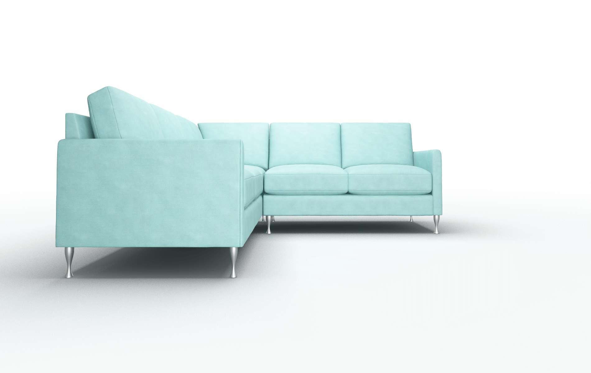 Eureka Leslie Caribbean Sectional metal legs 2