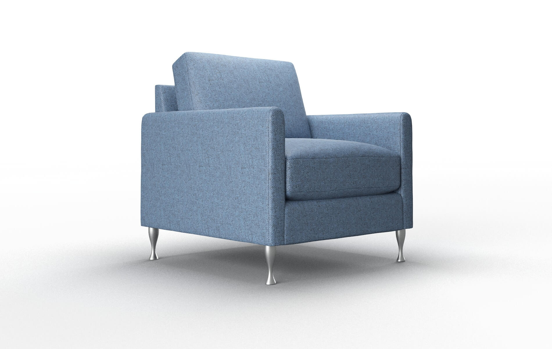 Eureka Leslie Indigo Chair metal legs 2