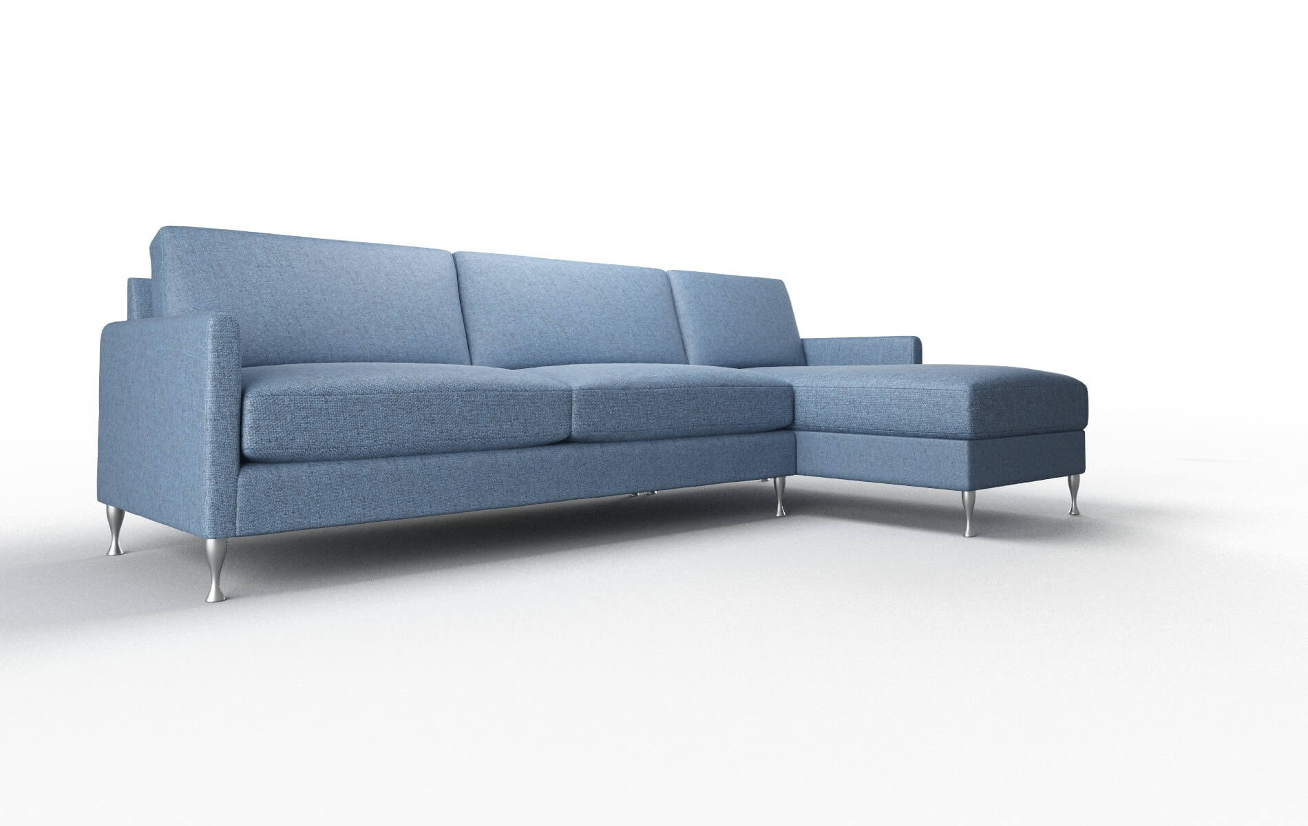 Eureka Leslie Indigo Panel metal legs 2