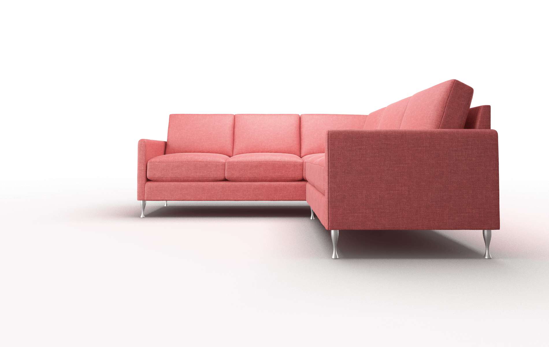 Eureka Leslie Poppy Sectional metal legs 5