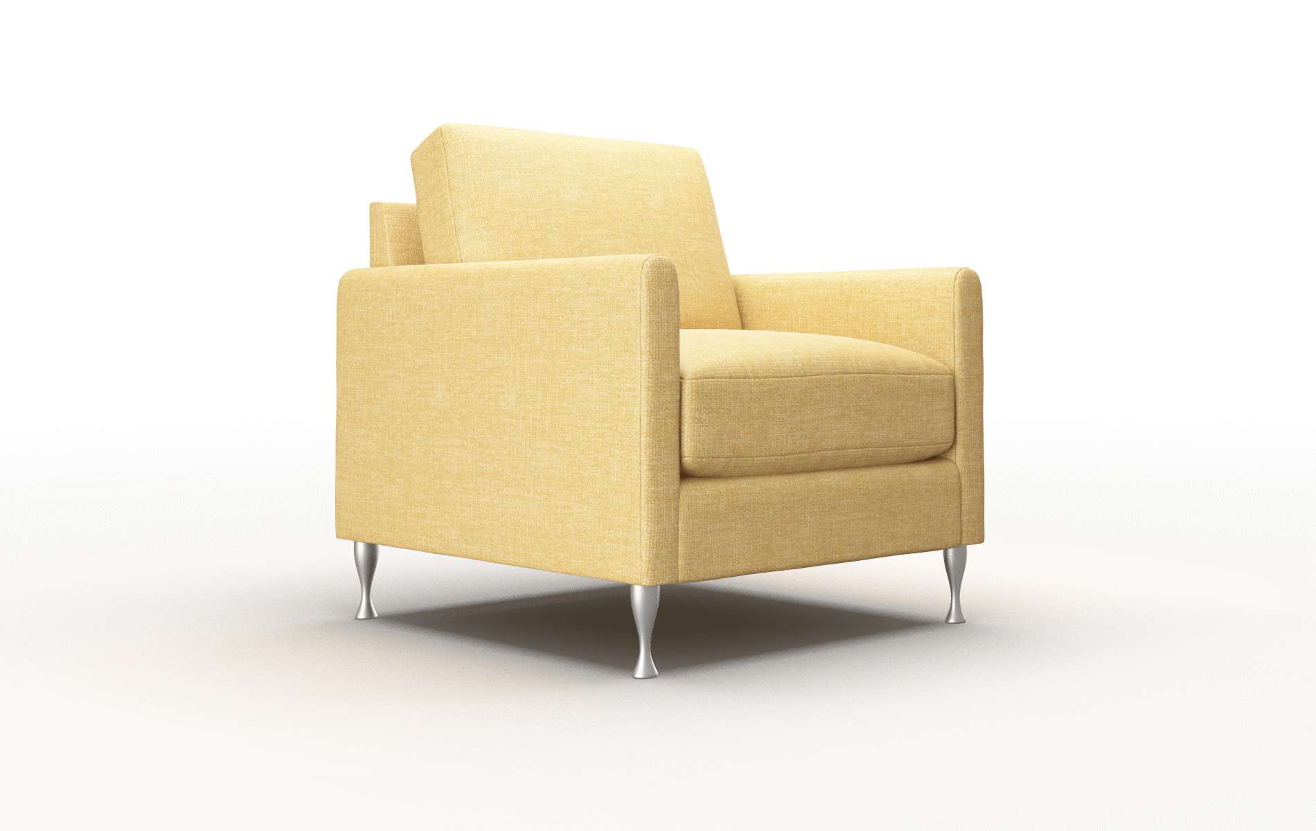 Eureka Leslie Saffron Chair metal legs 2