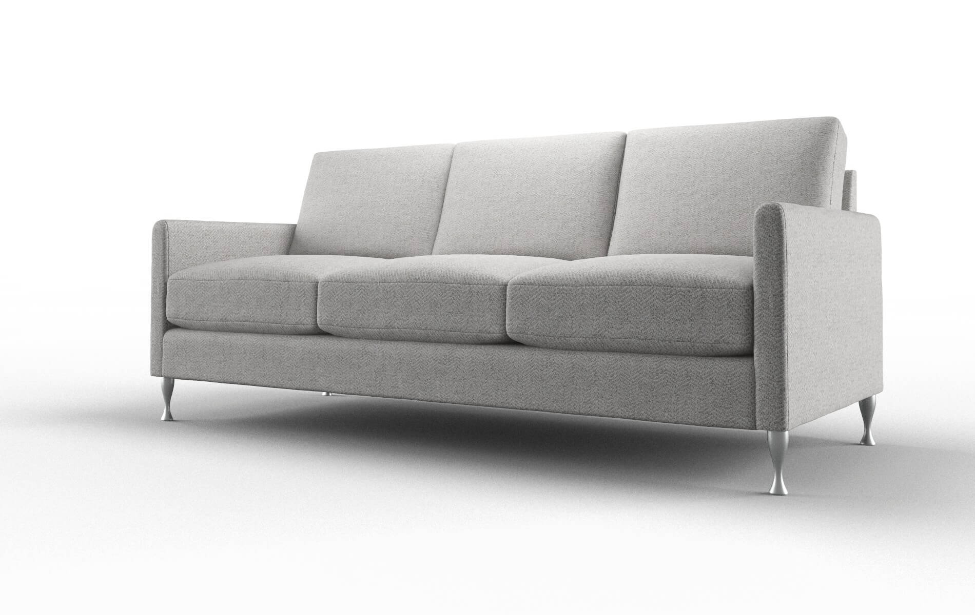 Eureka Malibu Dove Sofa metal legs 4