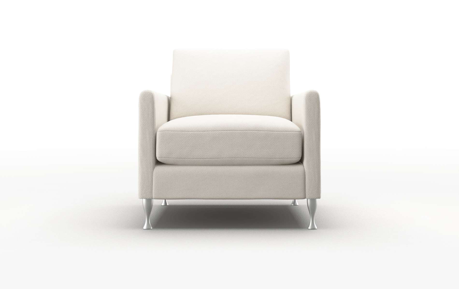 Eureka Malibu Linen Chair metal legs 1