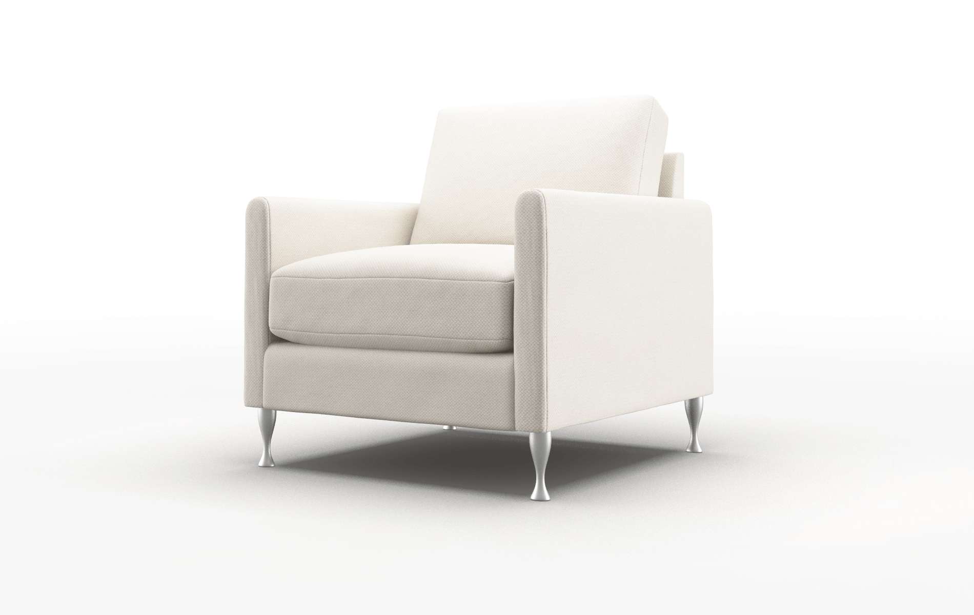 Eureka Malibu Linen Chair metal legs 4