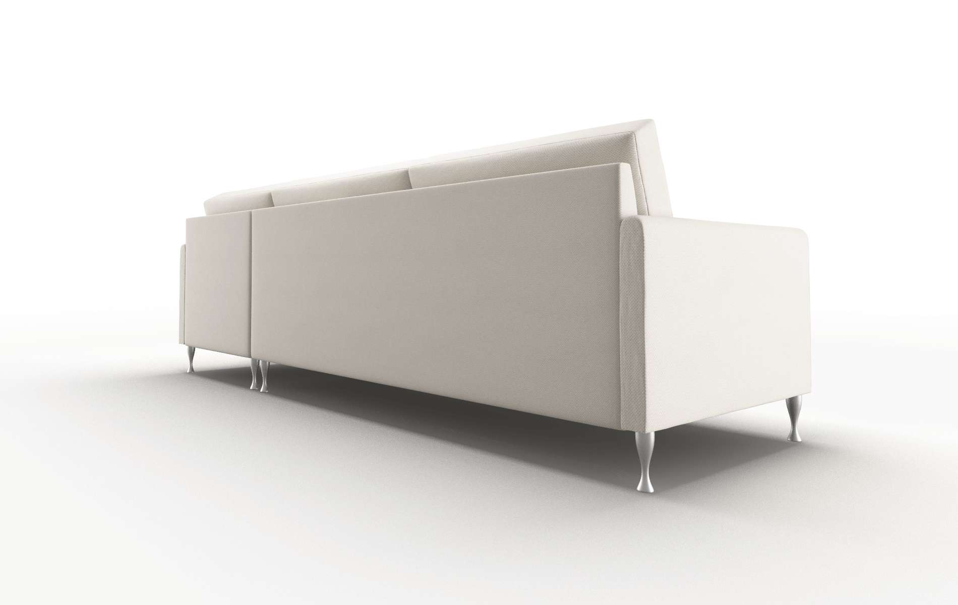 Eureka Malibu Linen Panel metal legs 5