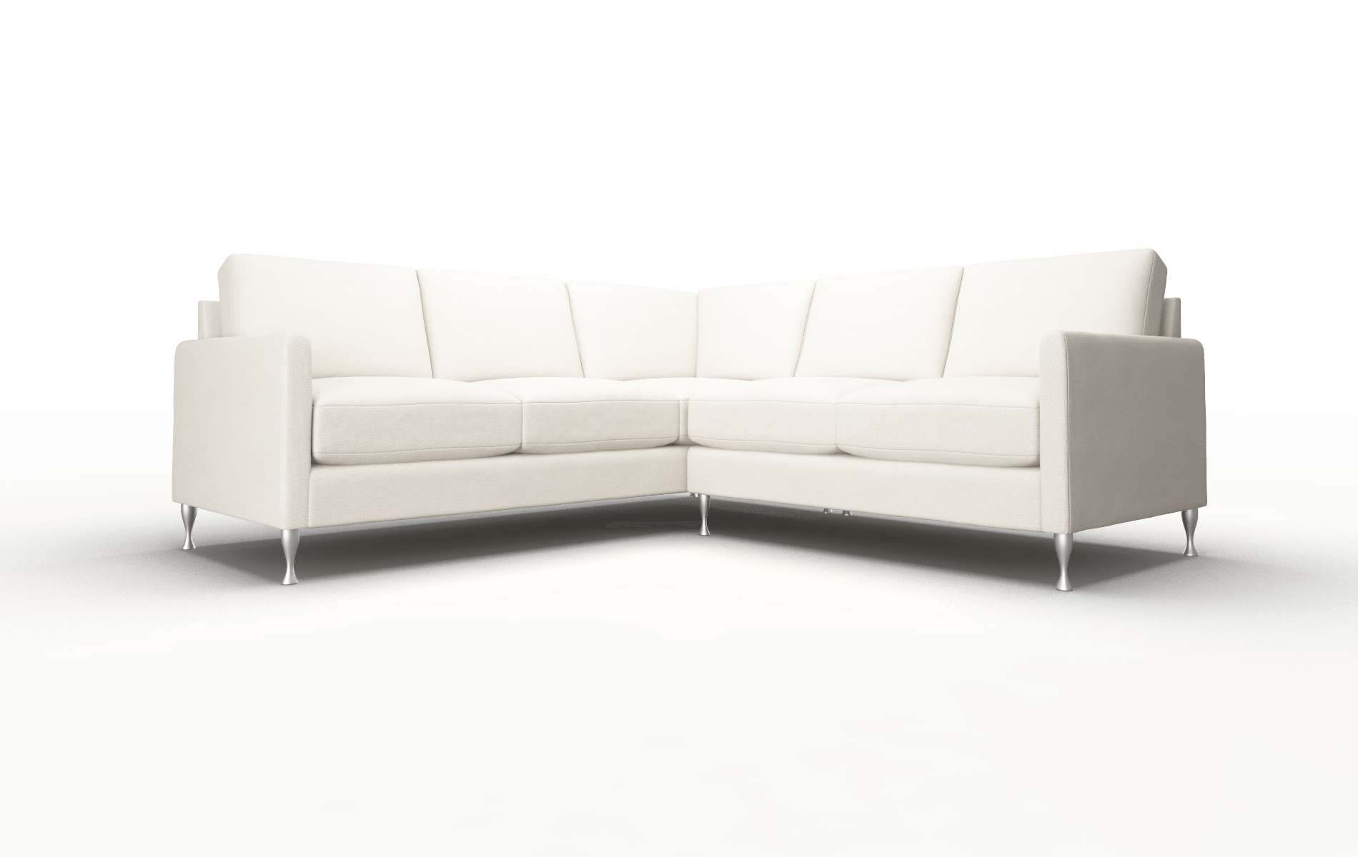 Eureka Malibu Linen Sectional metal legs 1