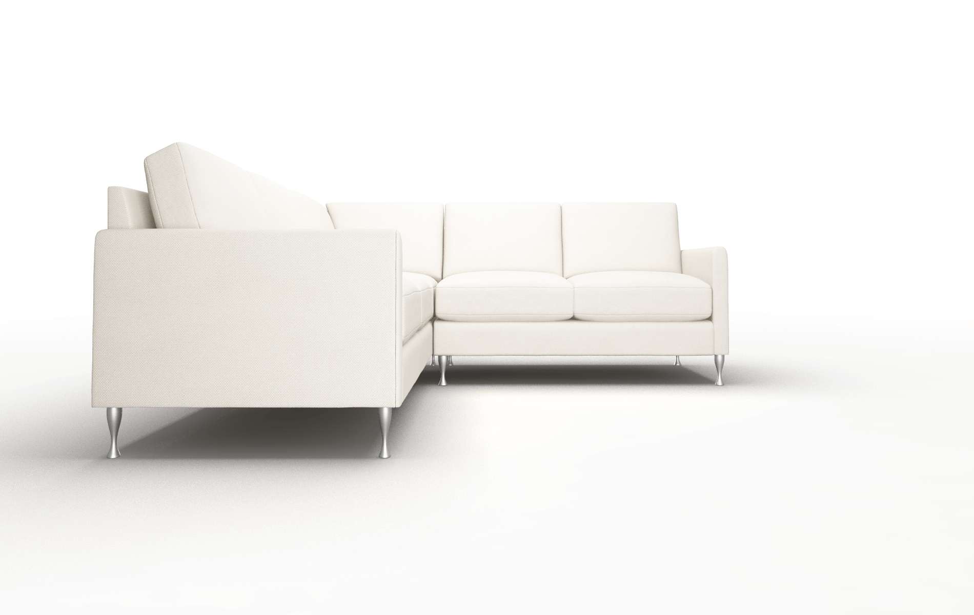 Eureka Malibu Linen Sectional metal legs 2