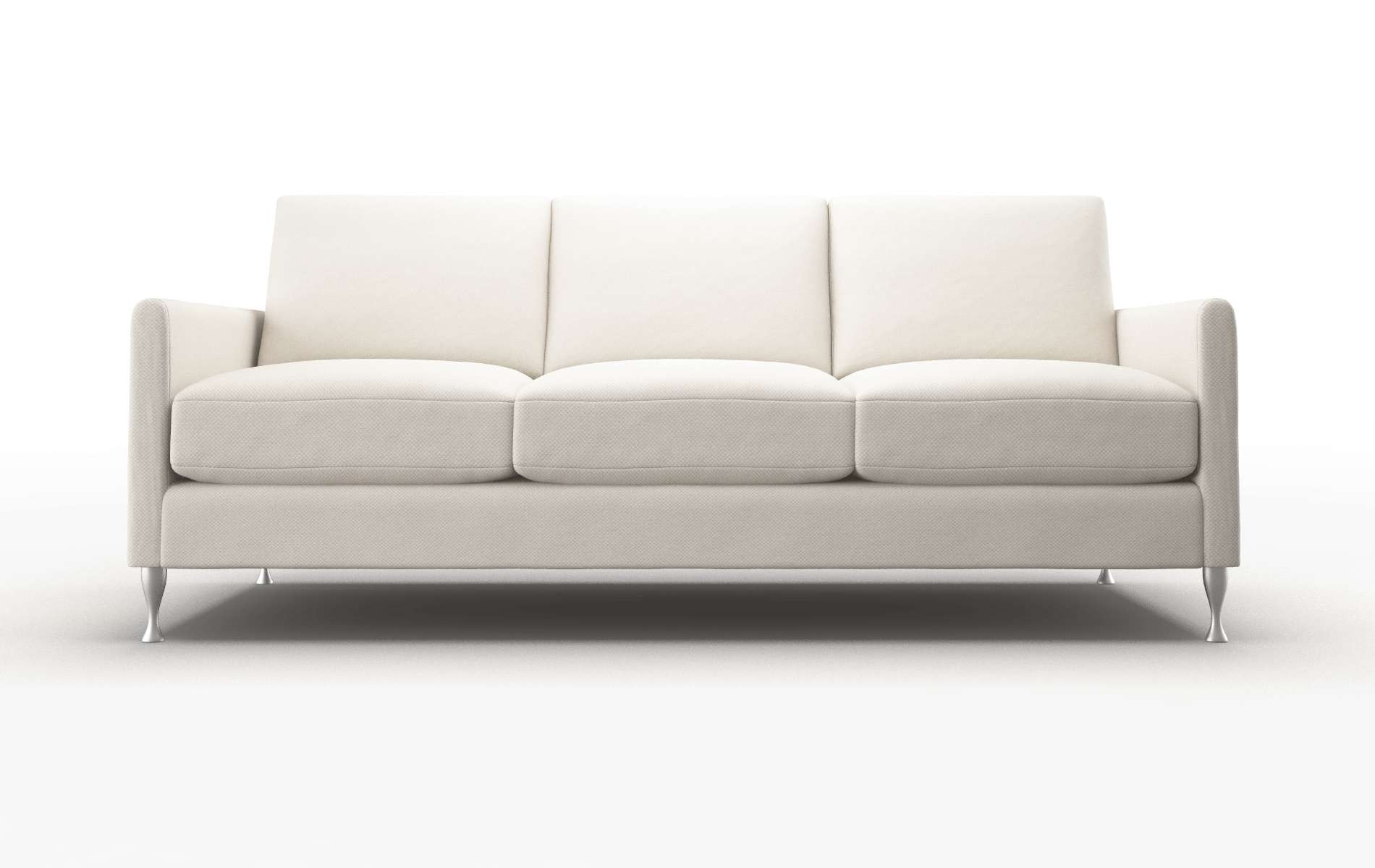 Eureka Malibu Linen Sofa metal legs 1