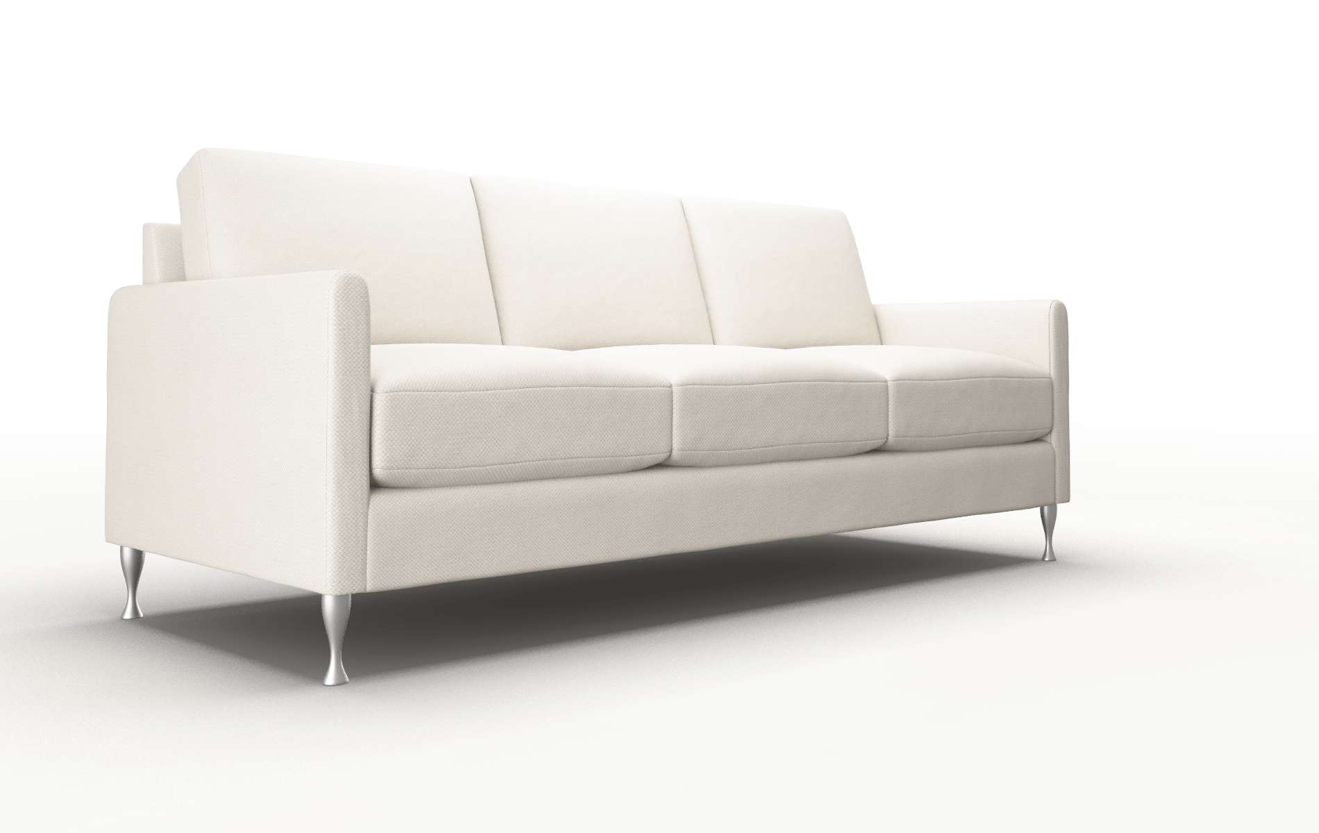 Eureka Malibu Linen Sofa metal legs 2