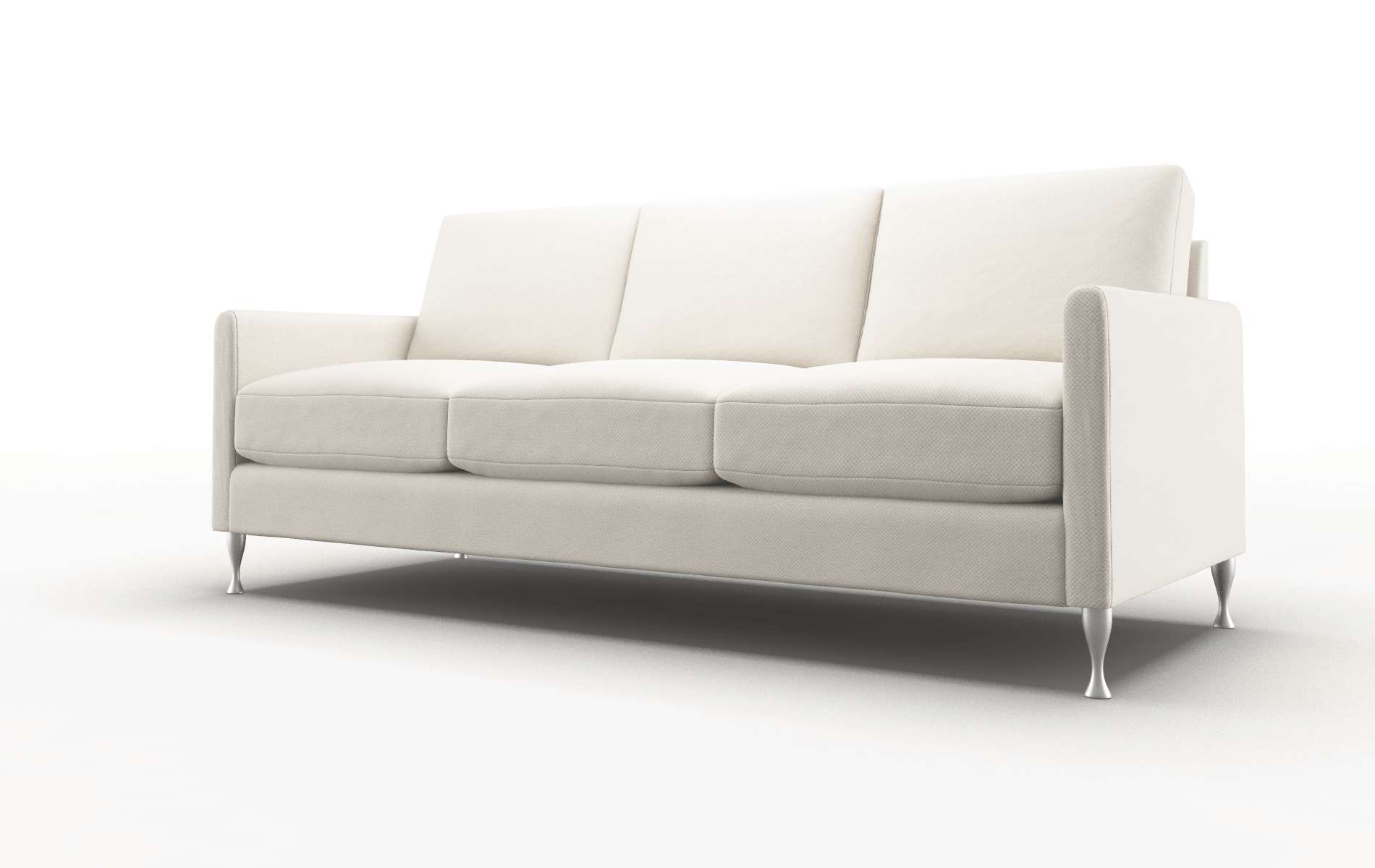 Eureka Malibu Linen Sofa metal legs 4