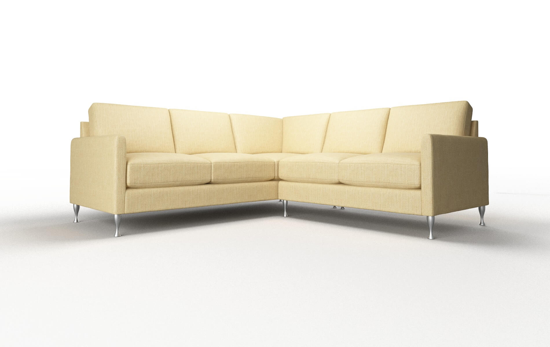 Eureka Malibu Maize Sectional metal legs 1