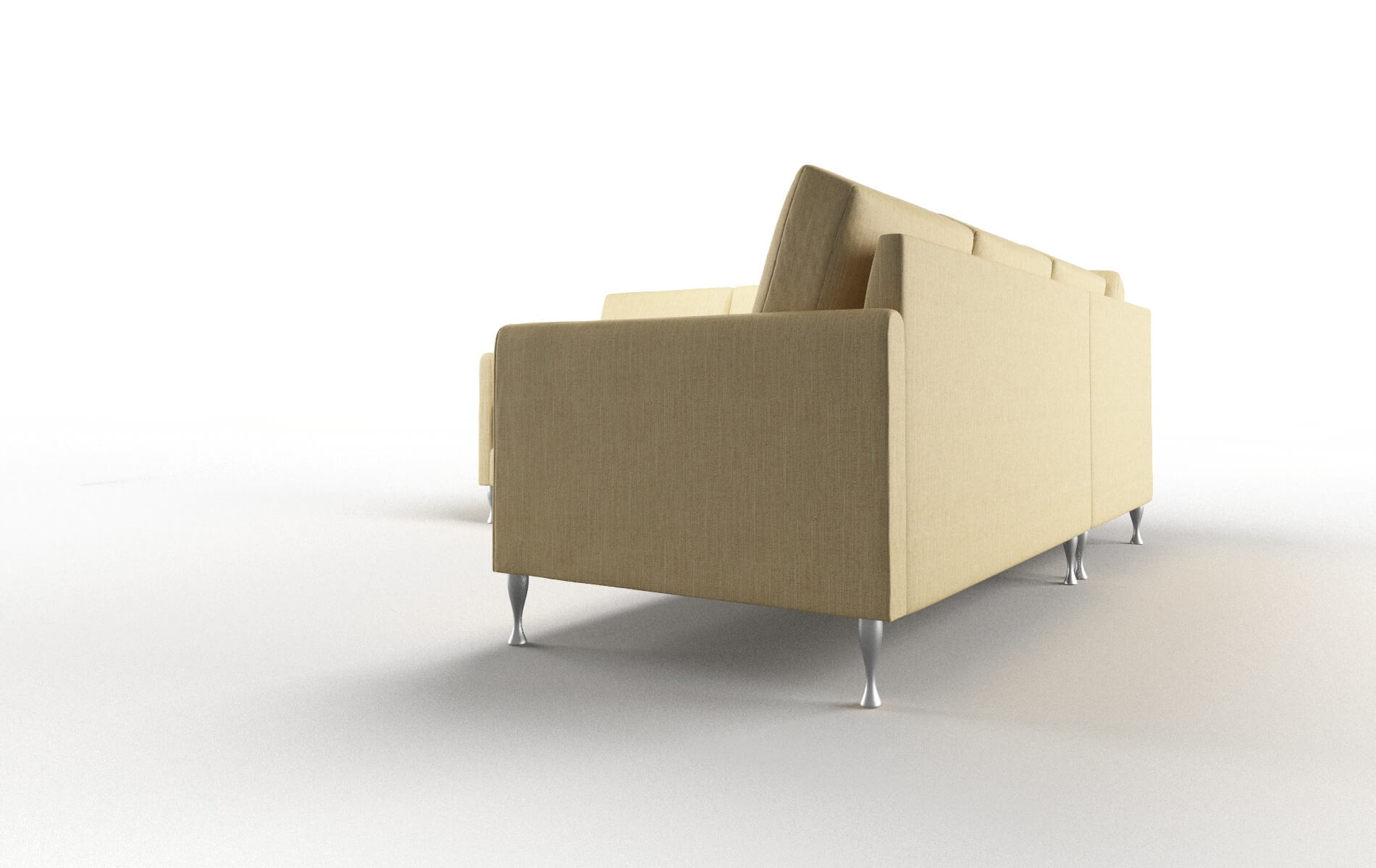 Eureka Malibu Maize Sectional metal legs 4