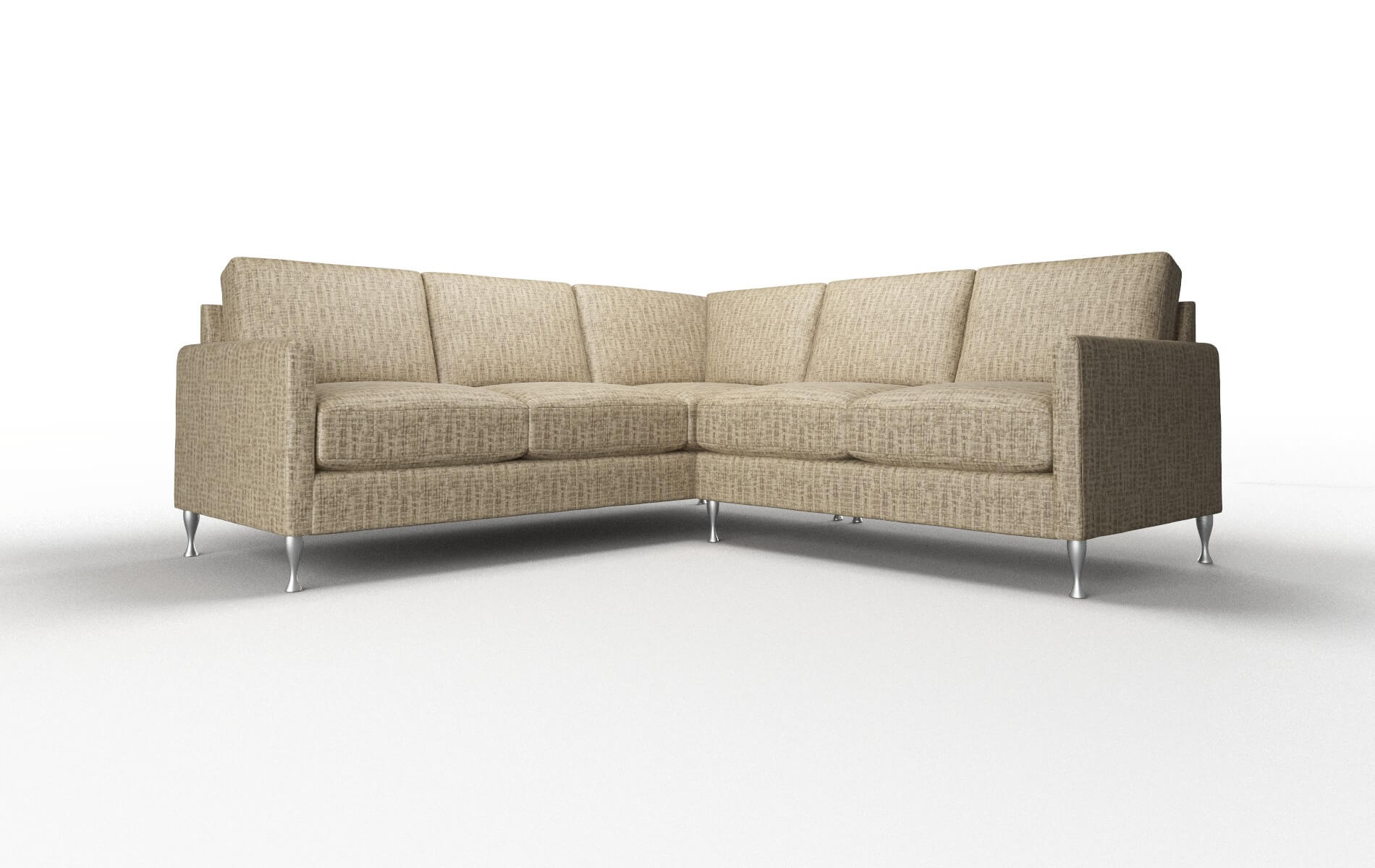 Eureka Marcy Camel Sectional metal legs 1
