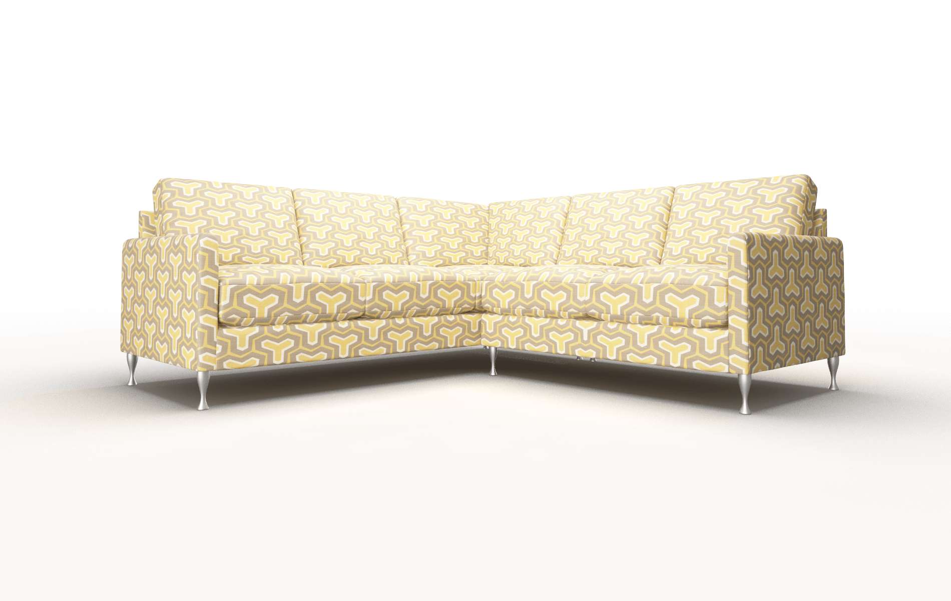 Eureka Merci Dijon Sectional metal legs 1