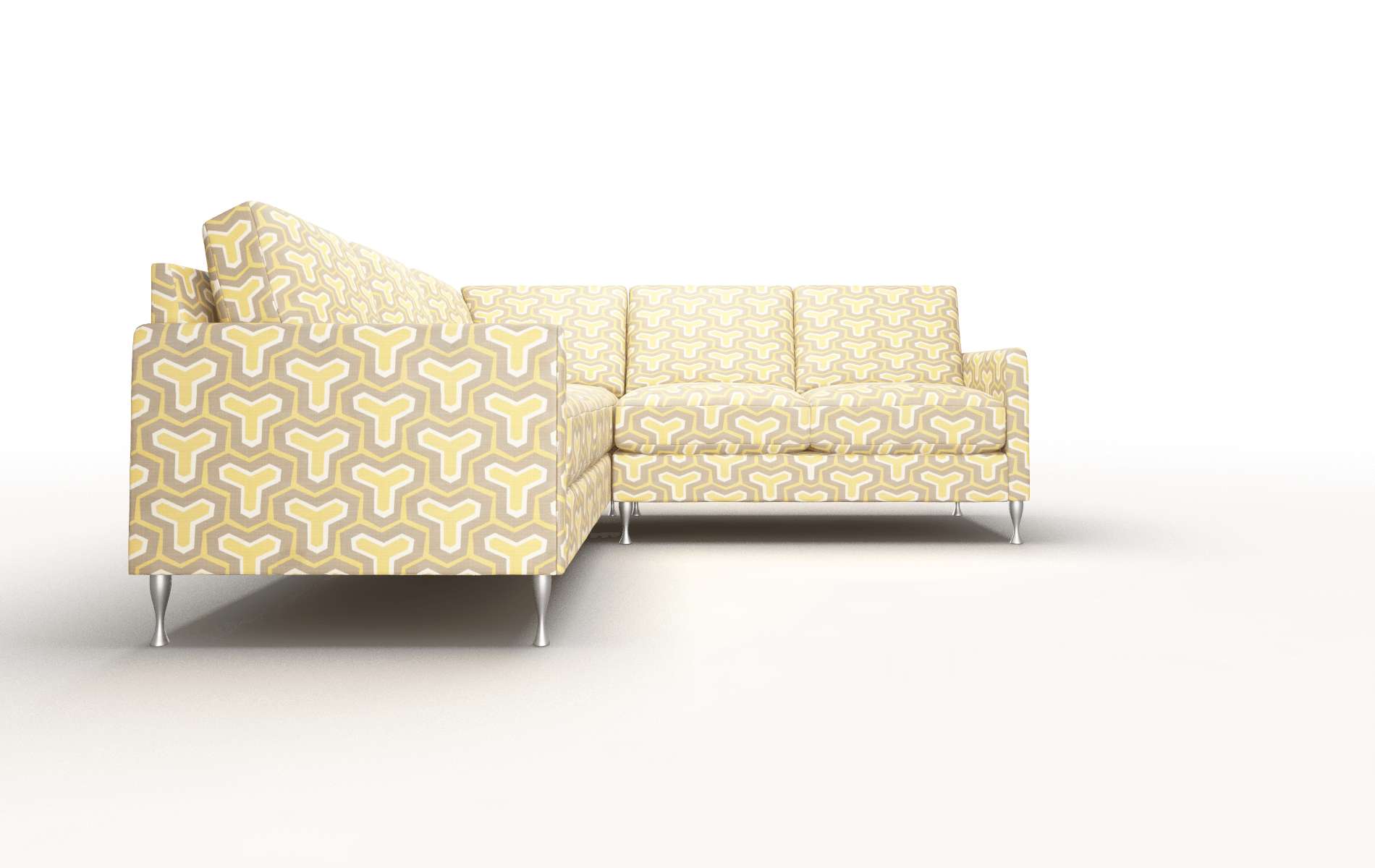 Eureka Merci Dijon Sectional metal legs 2