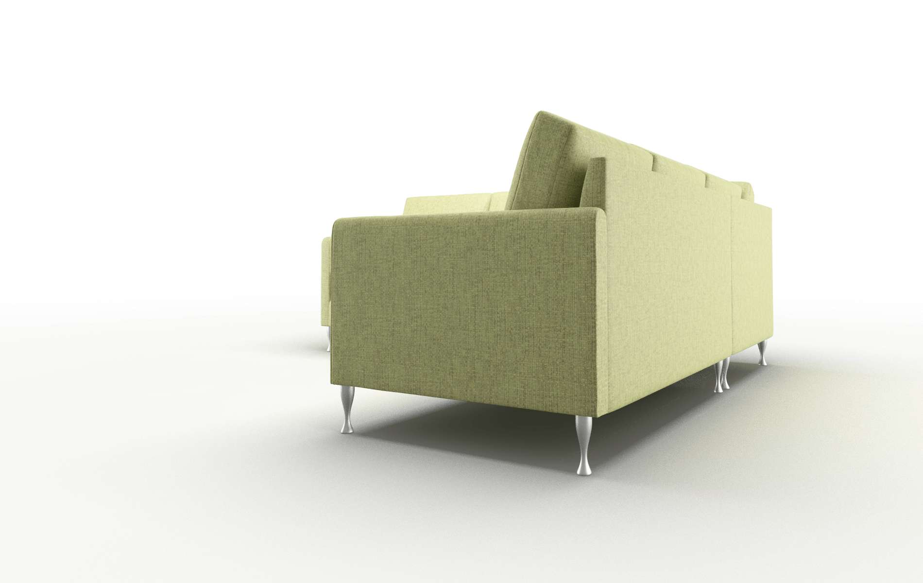 Eureka Notion Appletini Sectional metal legs 4
