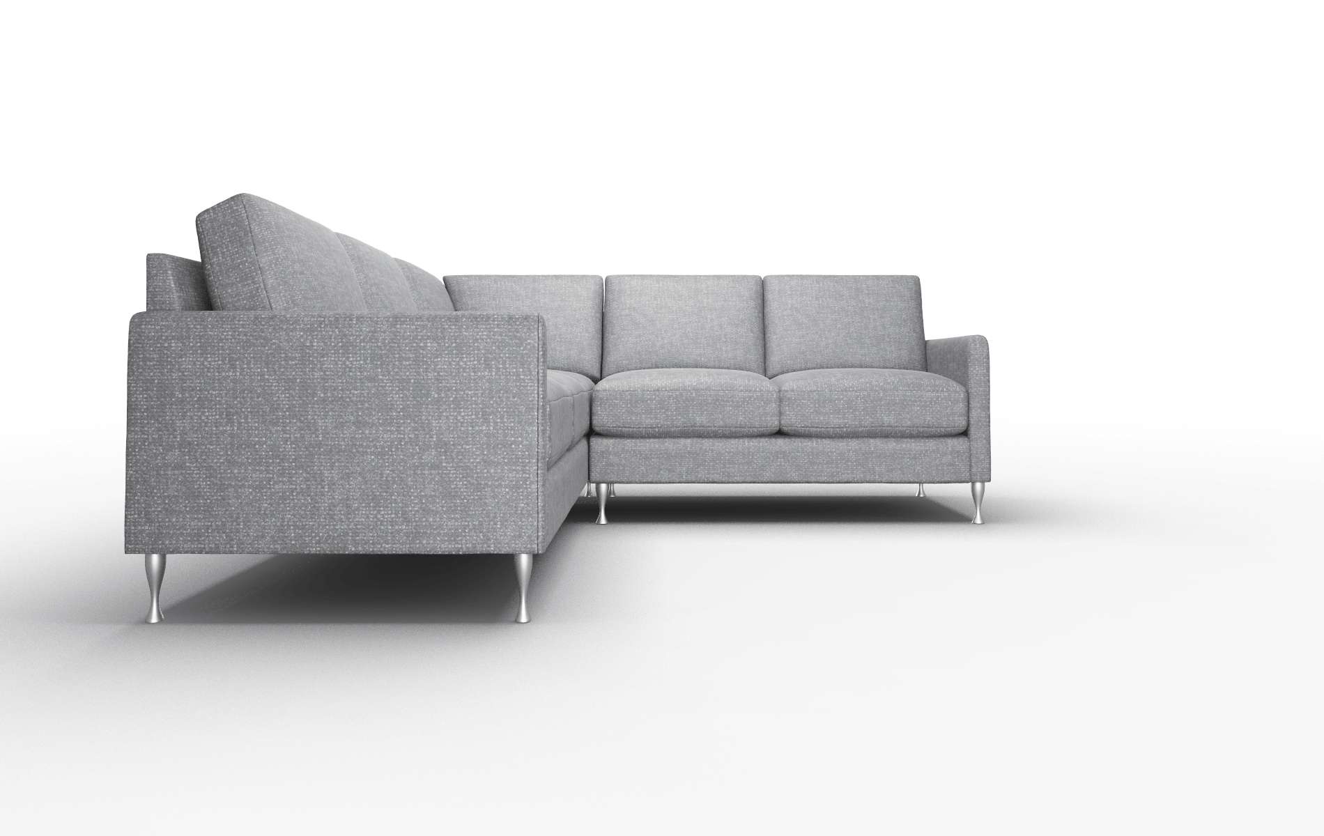 Eureka Notion Graphite Sectional metal legs 2