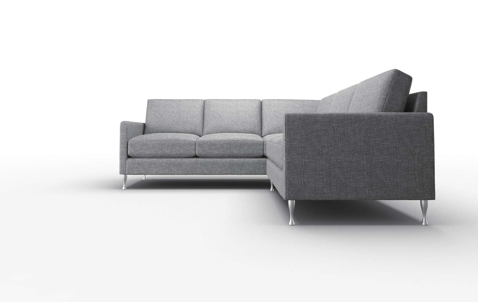 Eureka Notion Graphite Sectional metal legs 5