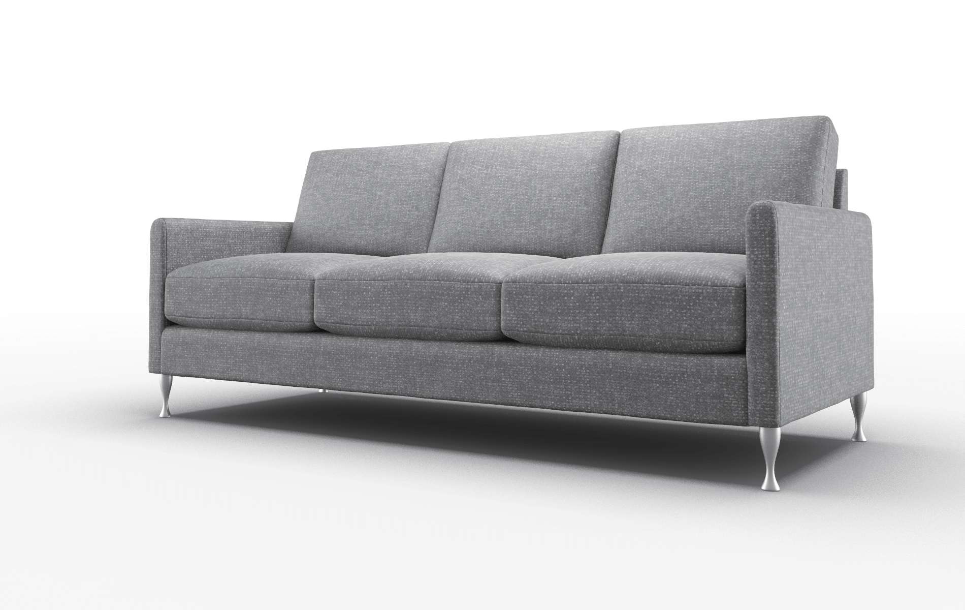 Eureka Notion Graphite Sofa metal legs 4