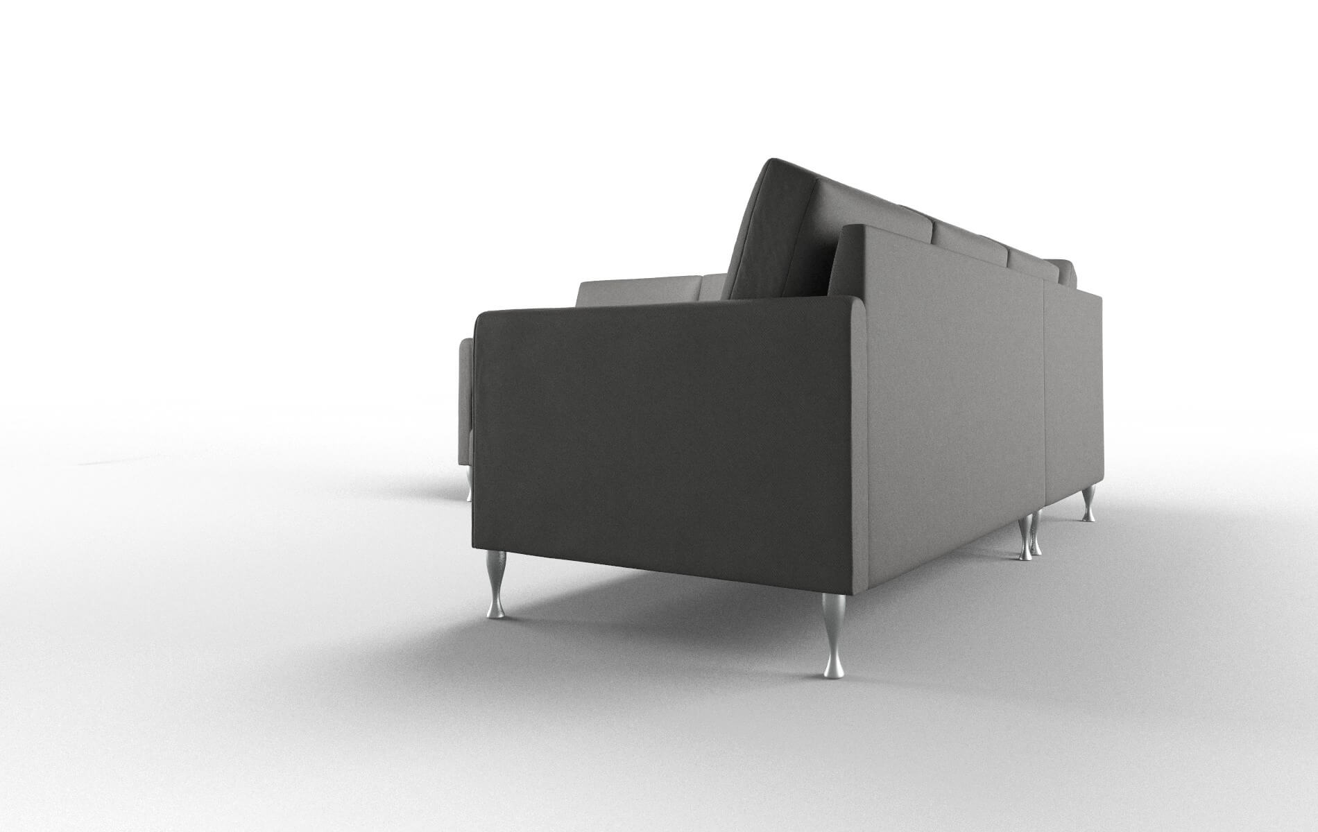 Eureka Oakley Charcoal Sectional metal legs 4