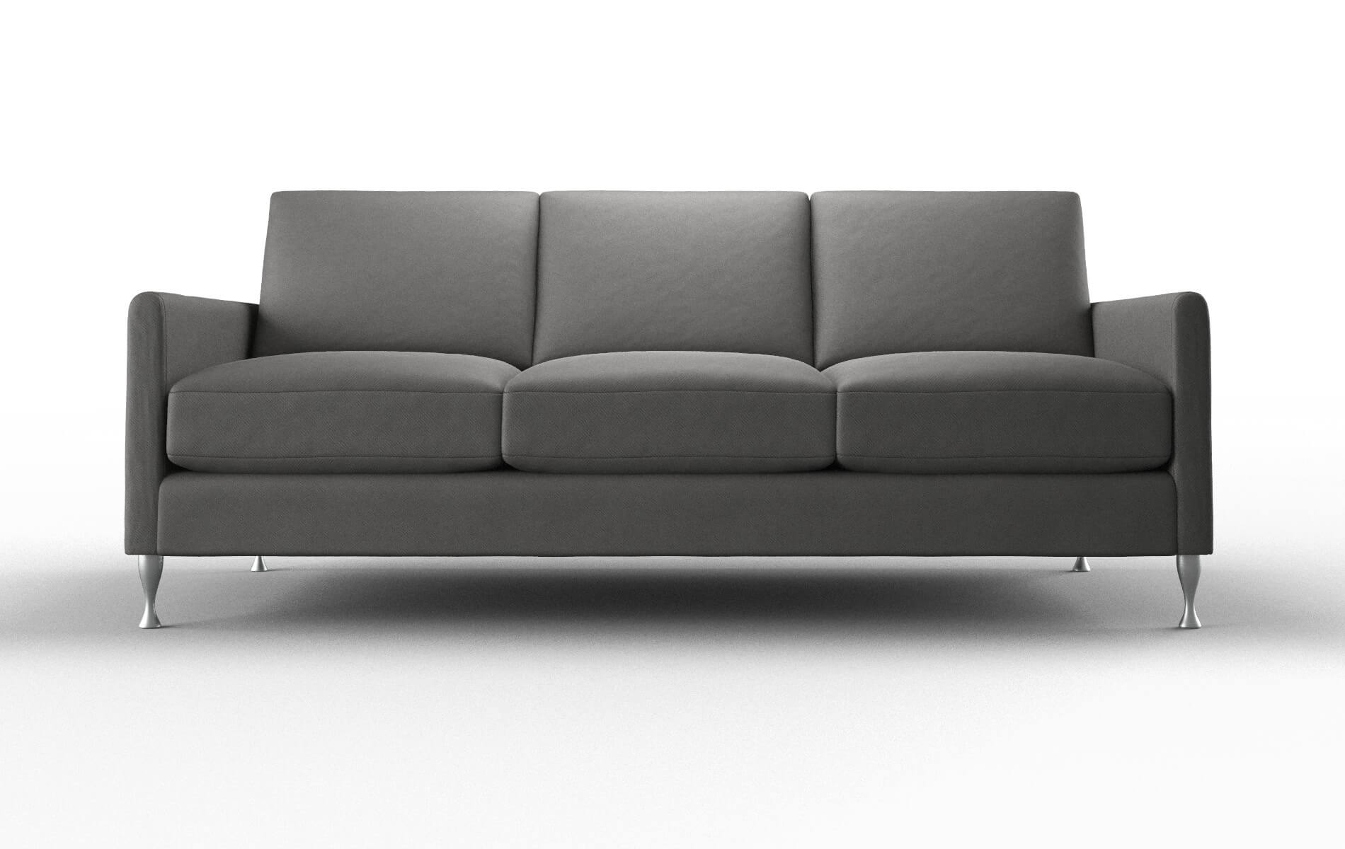 Eureka Oakley Charcoal Sofa metal legs 1