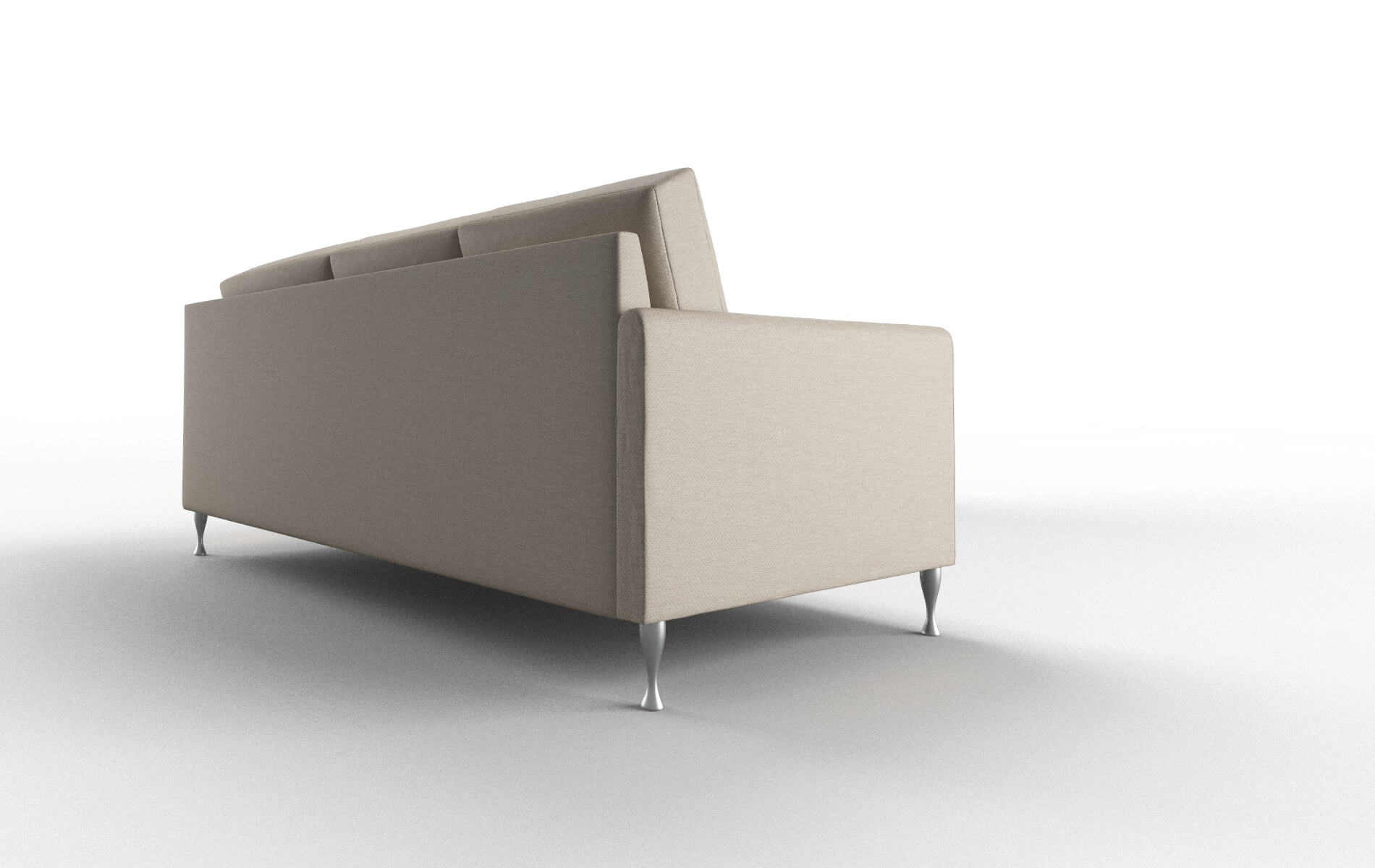 Eureka Oscar Linen Sectional metal legs 3