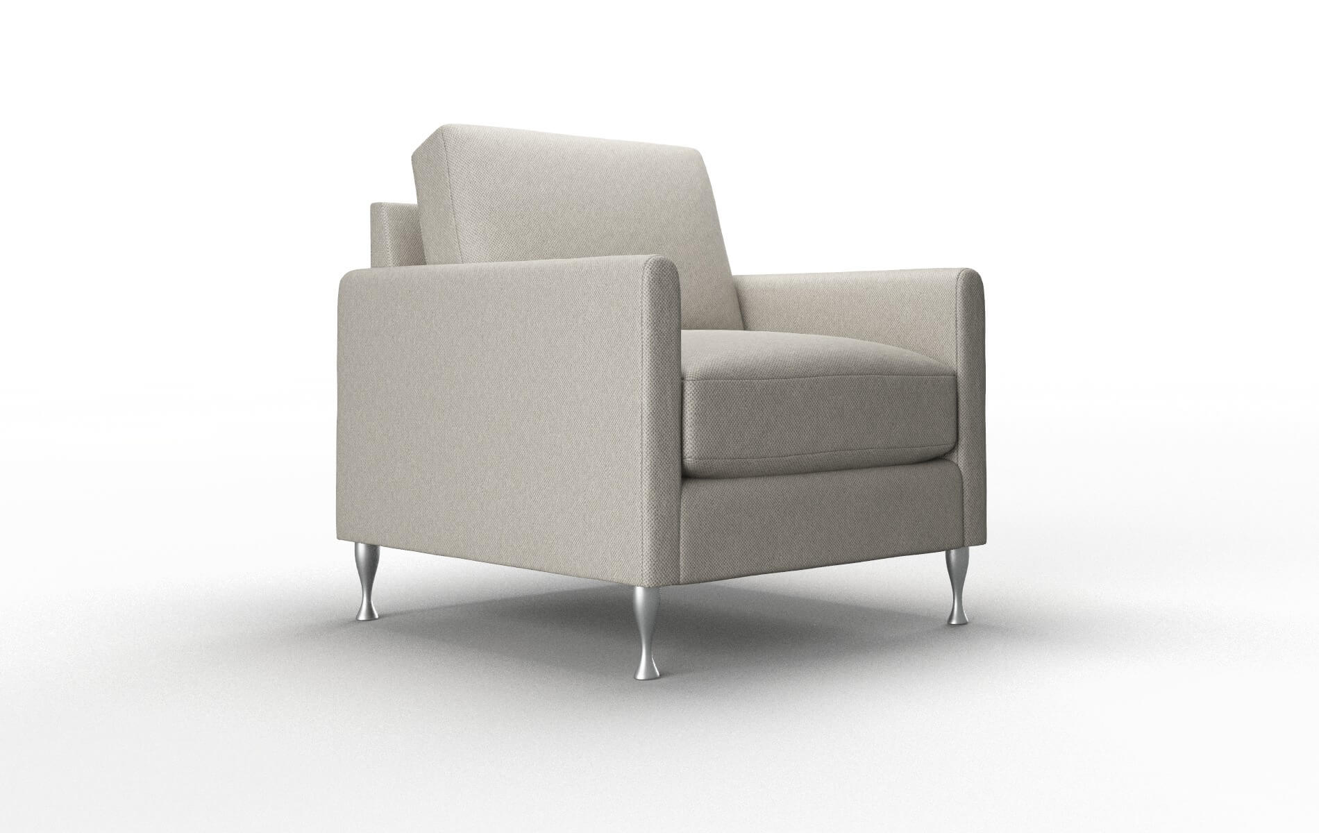 Eureka Oscar Silver Chair metal legs 2