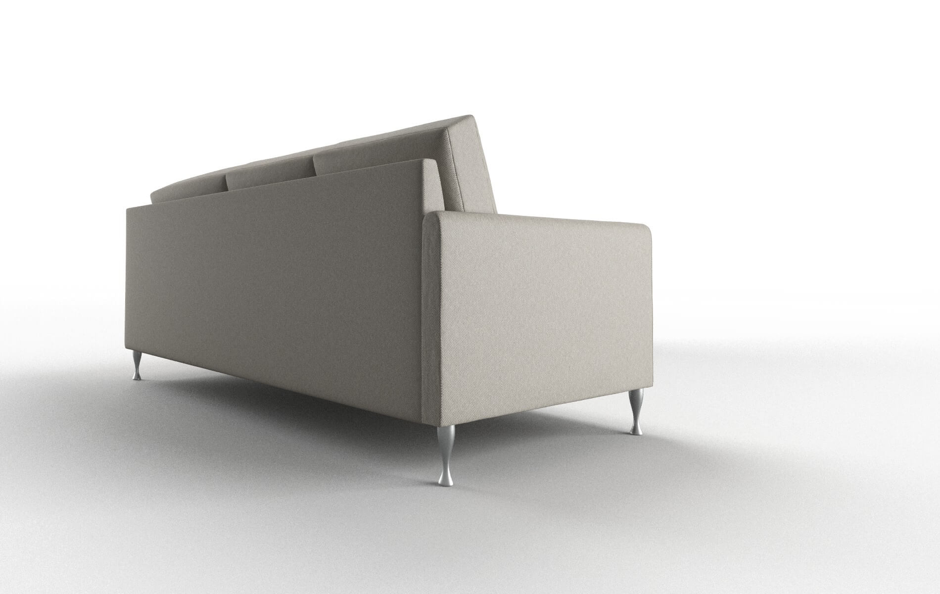 Eureka Oscar Silver Sectional metal legs 3