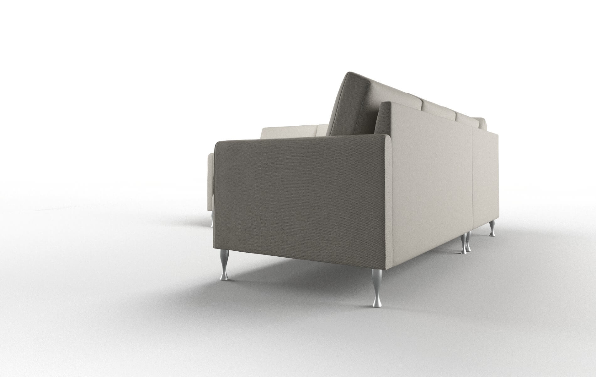 Eureka Oscar Silver Sectional metal legs 4