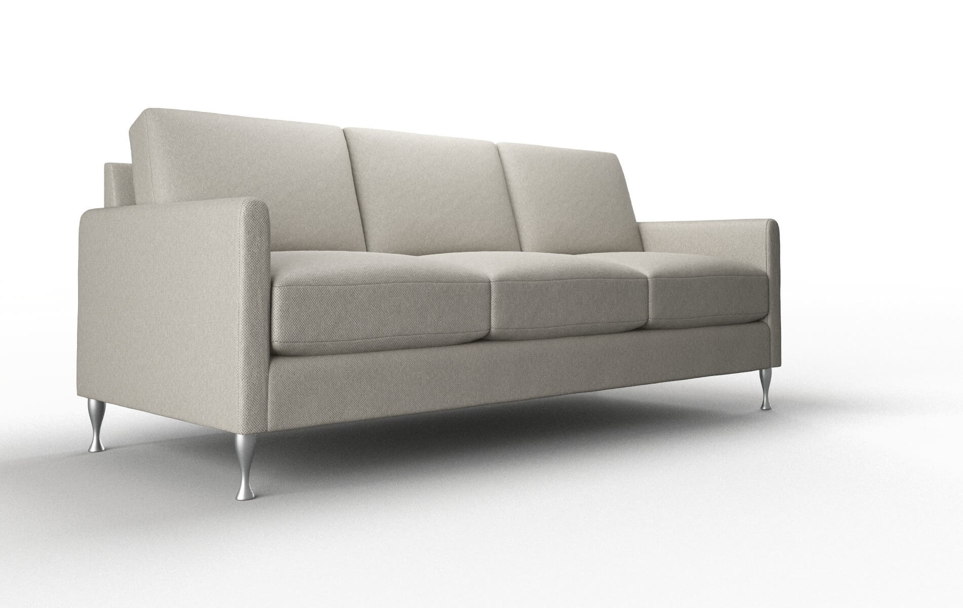 Eureka Oscar Silver Sofa metal legs 2