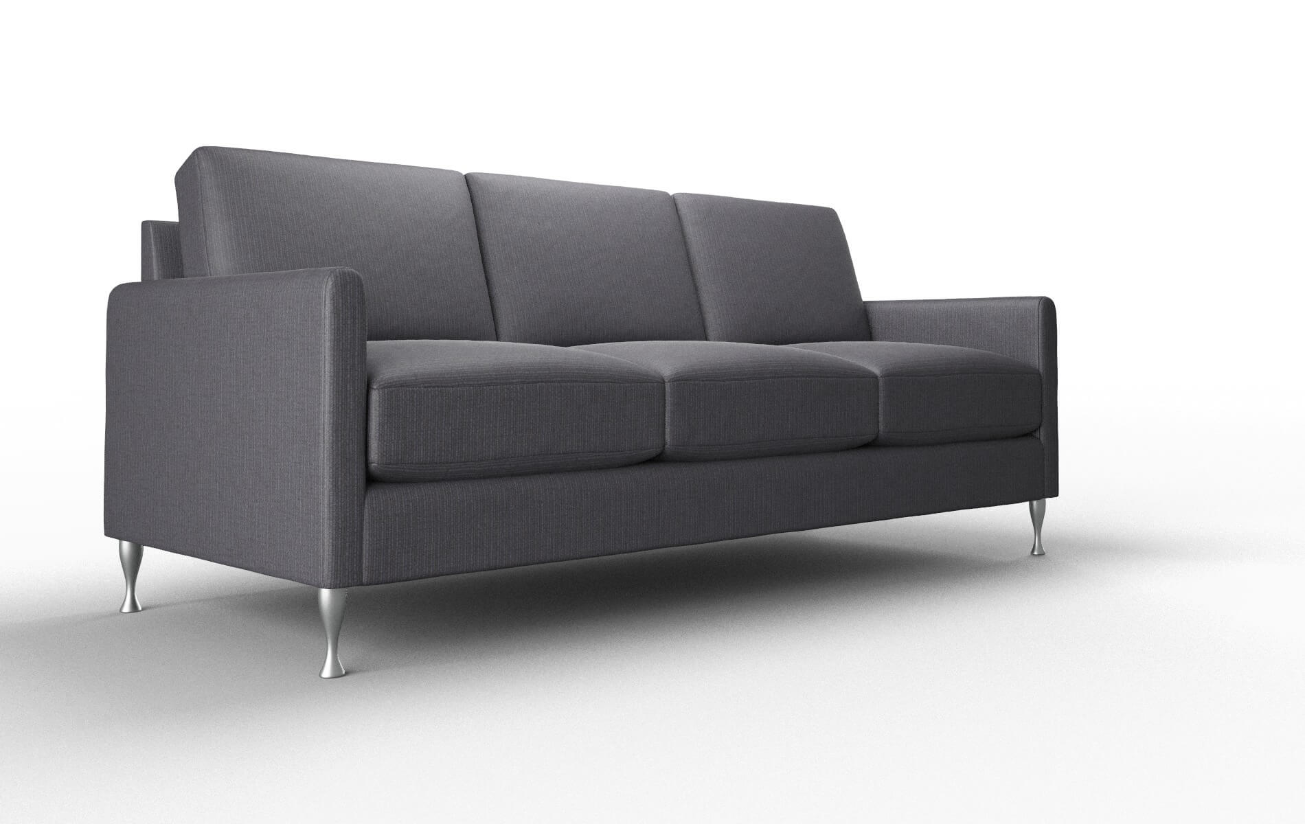 Eureka Parker Charcoal Sofa metal legs 2
