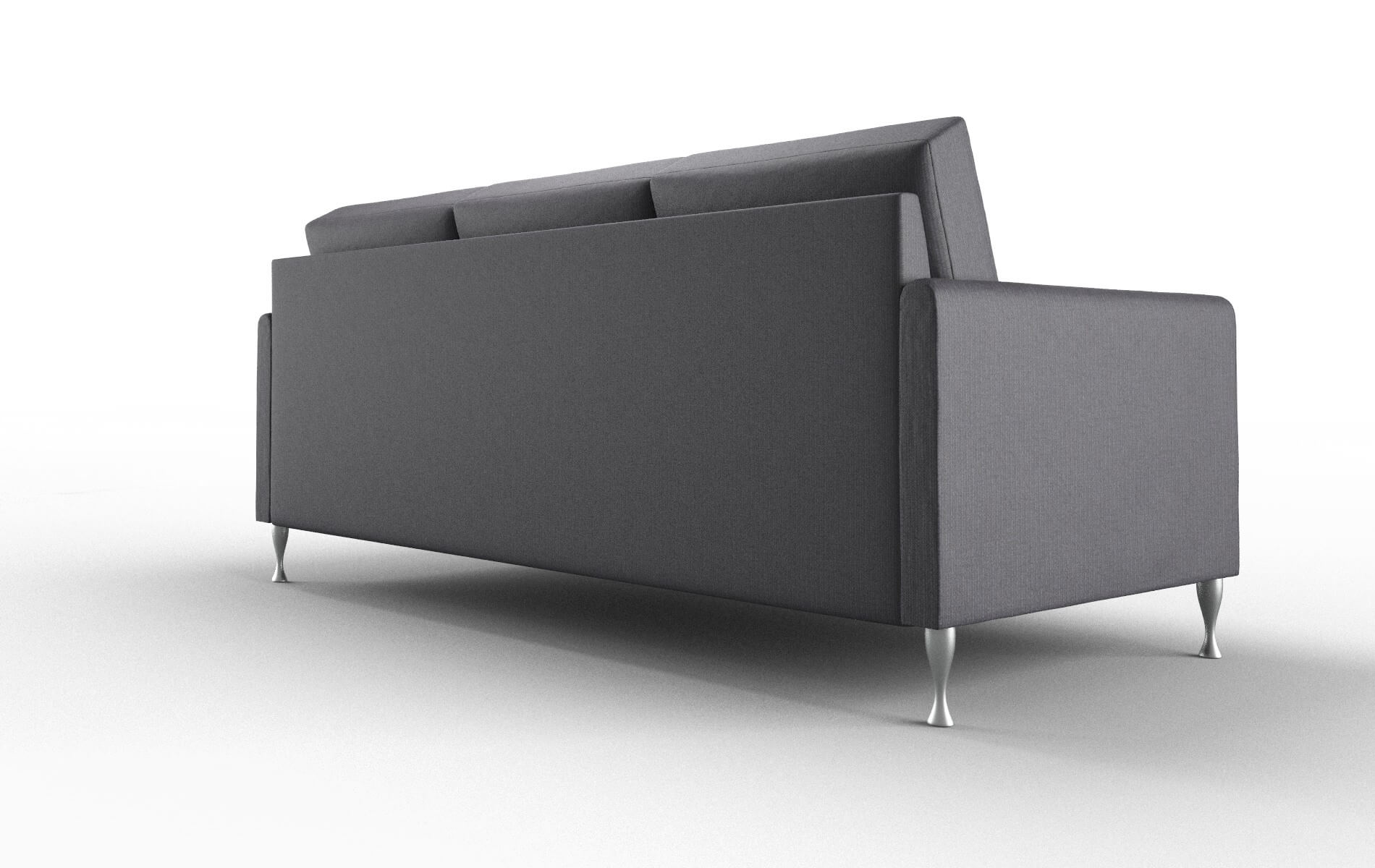 Eureka Parker Charcoal Sofa metal legs 5