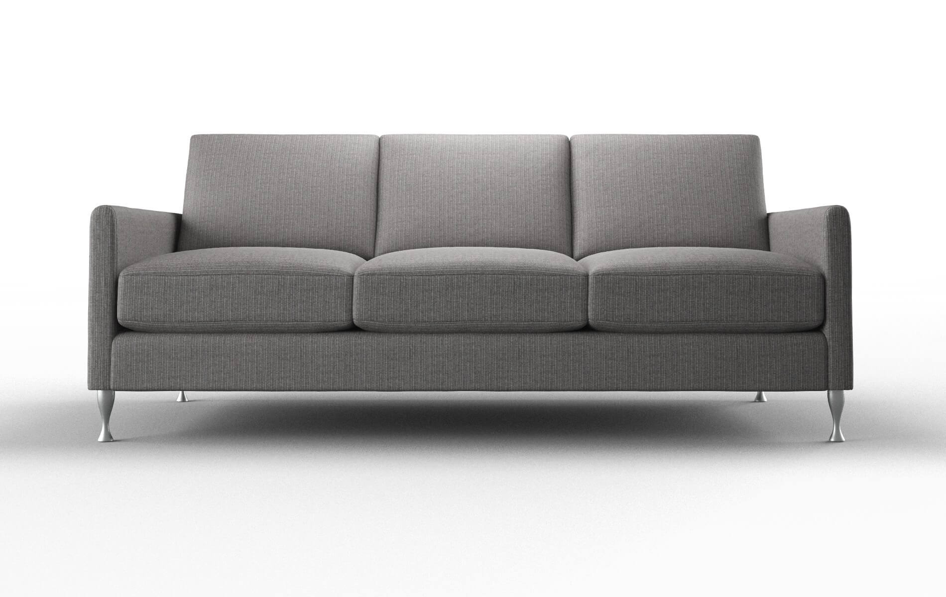 Eureka Parker Graphite Sofa metal legs 1