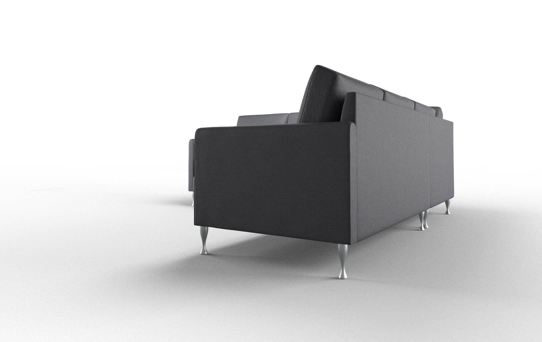 Eureka Parker Midnight Sectional metal legs 4