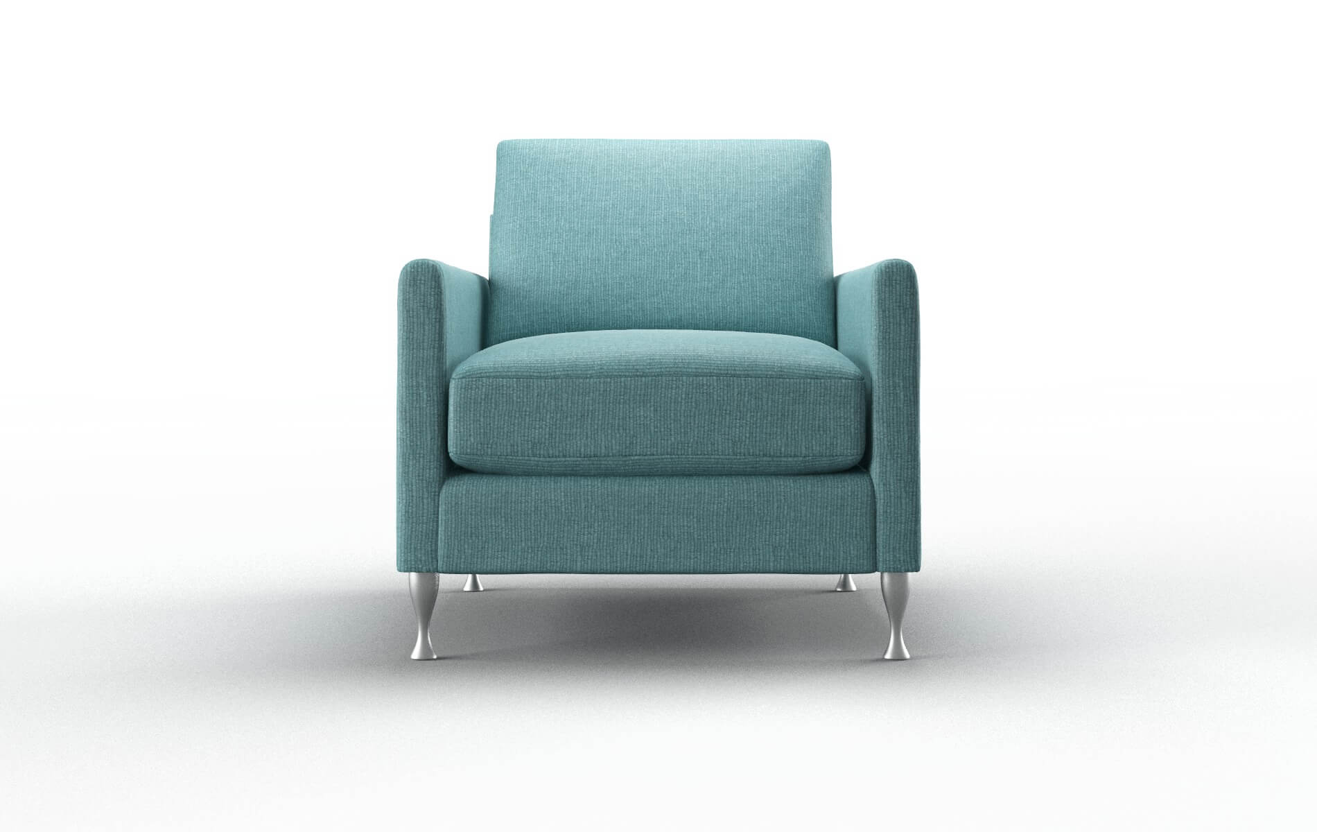 Eureka Parker Turquoise Chair metal legs 1