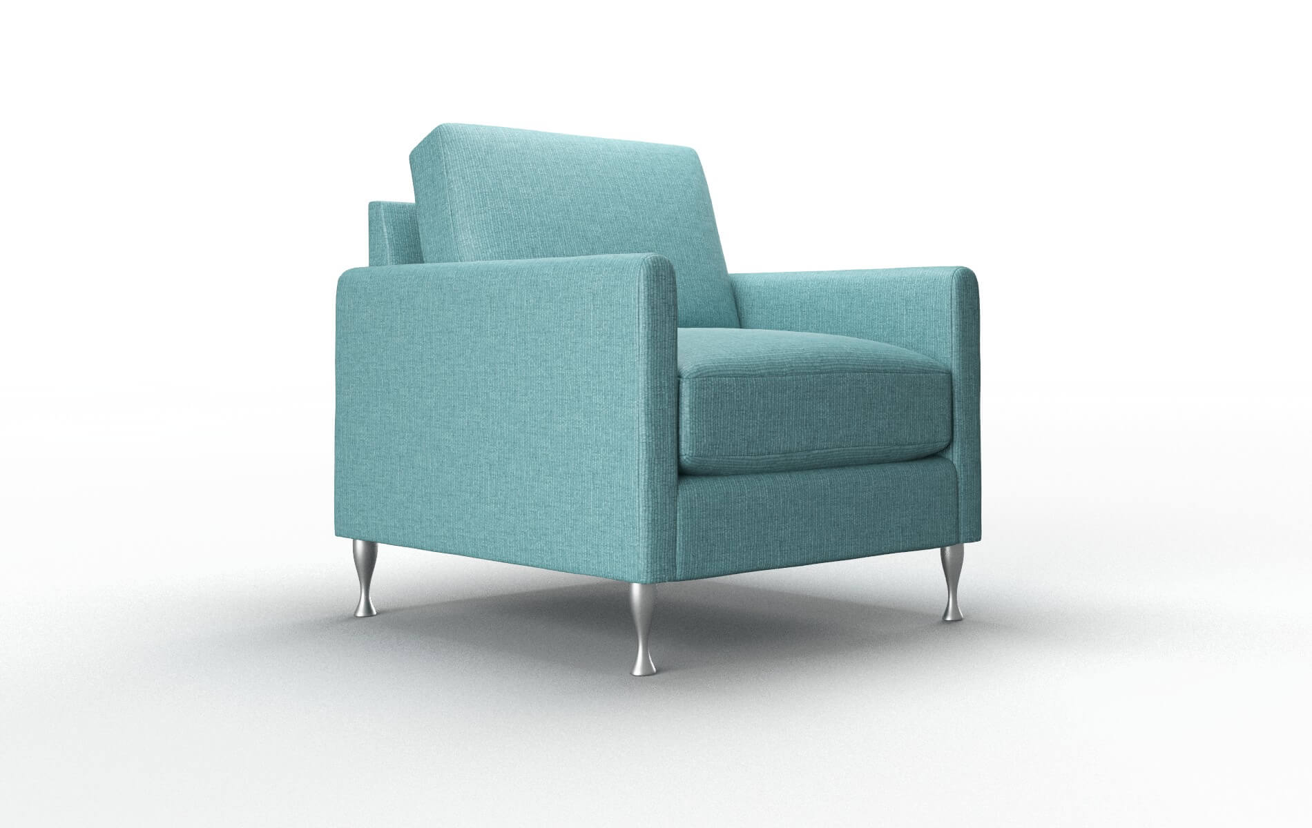 Eureka Parker Turquoise Chair metal legs 2