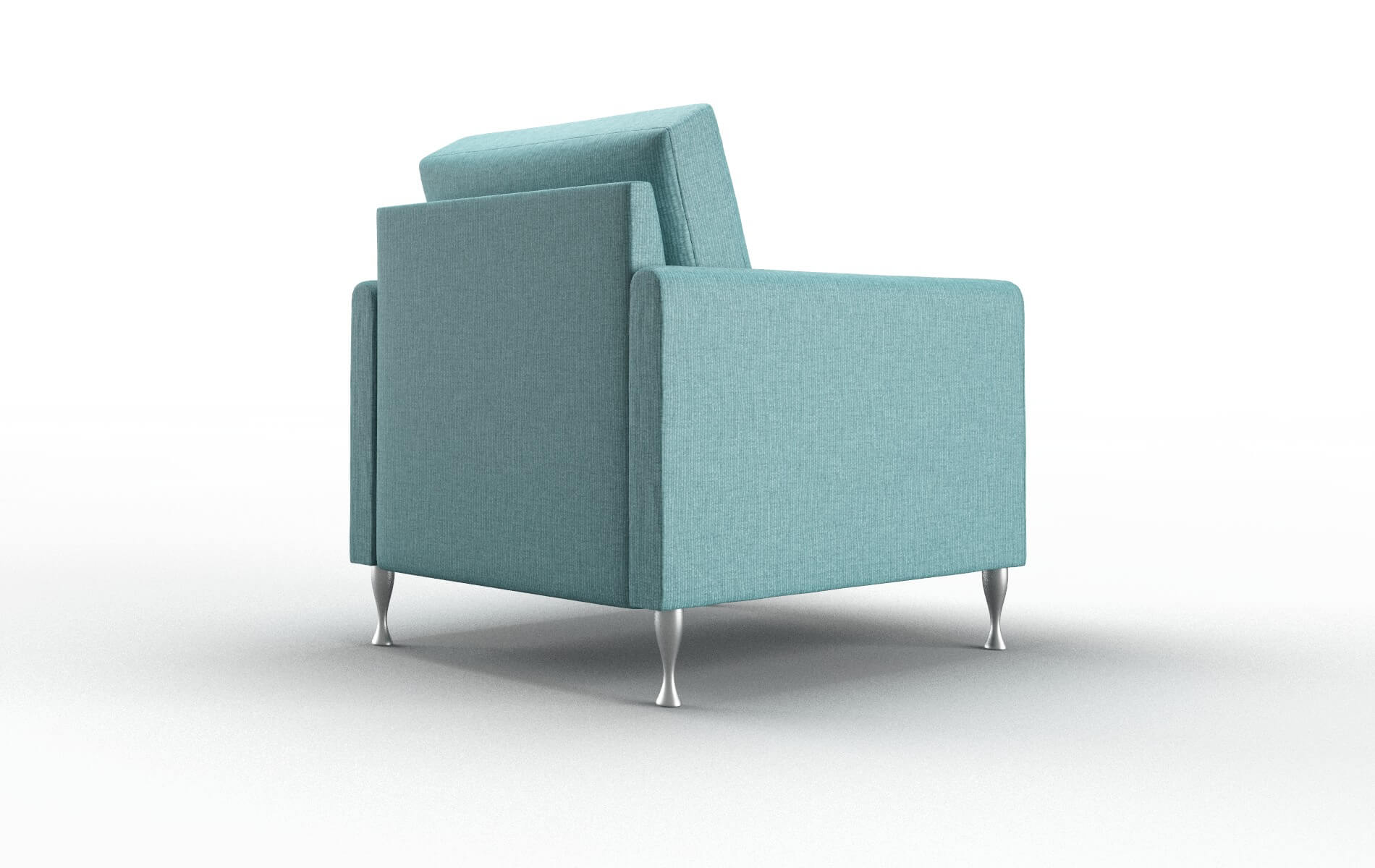 Eureka Parker Turquoise Chair metal legs 5