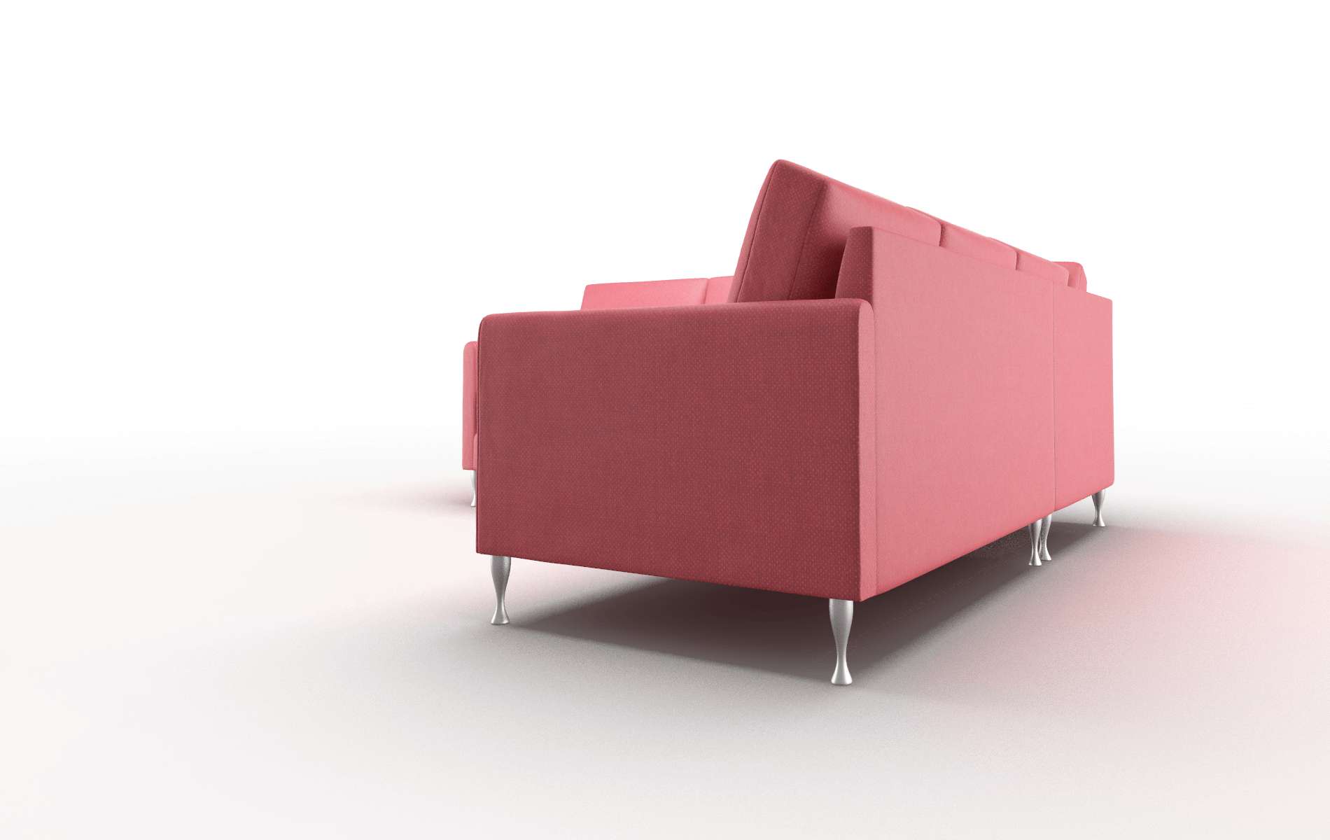 Eureka Pauline Ruby Sectional metal legs 4